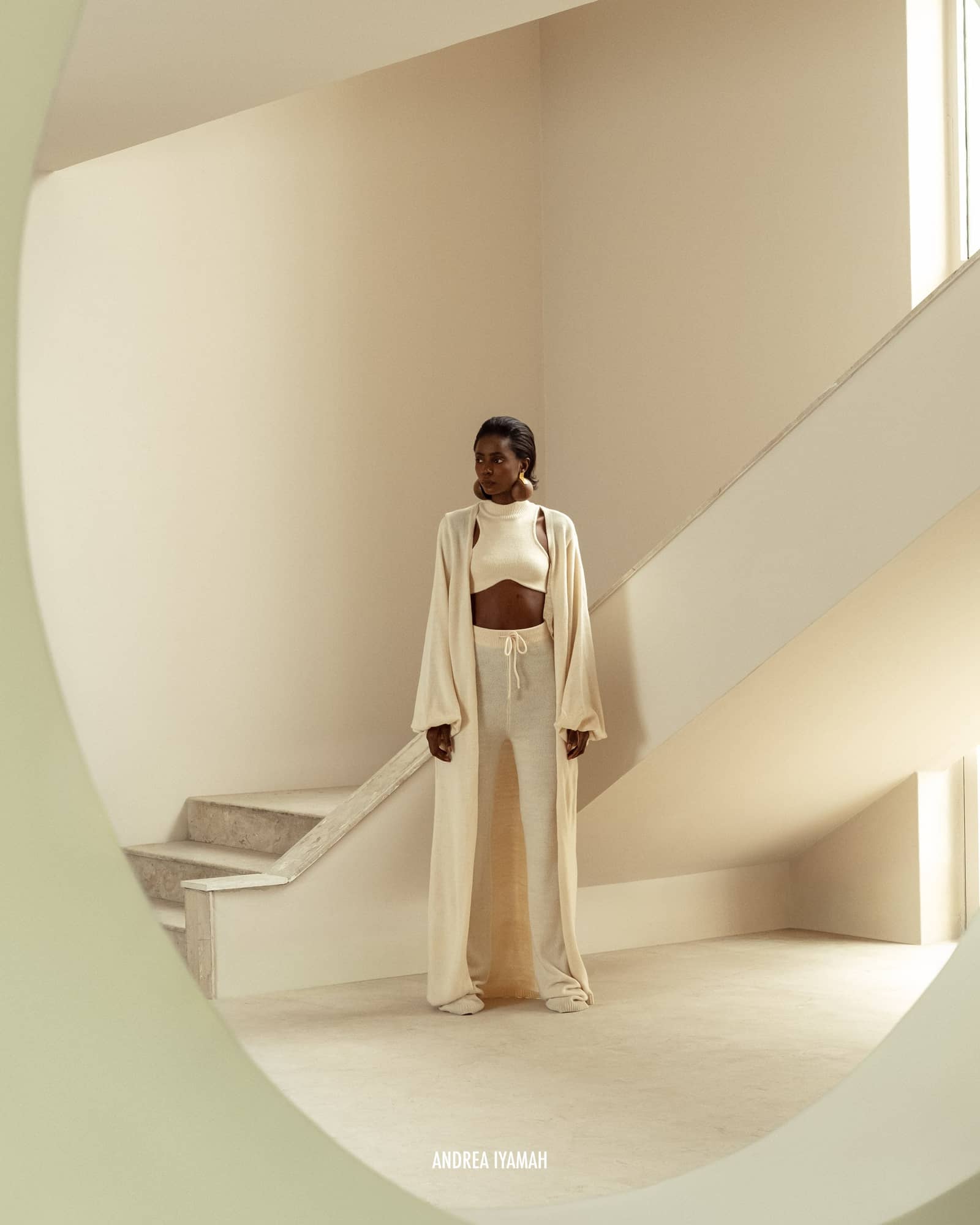 ALLY TUSK KNIT SWEATER made by Andrea Iyamah