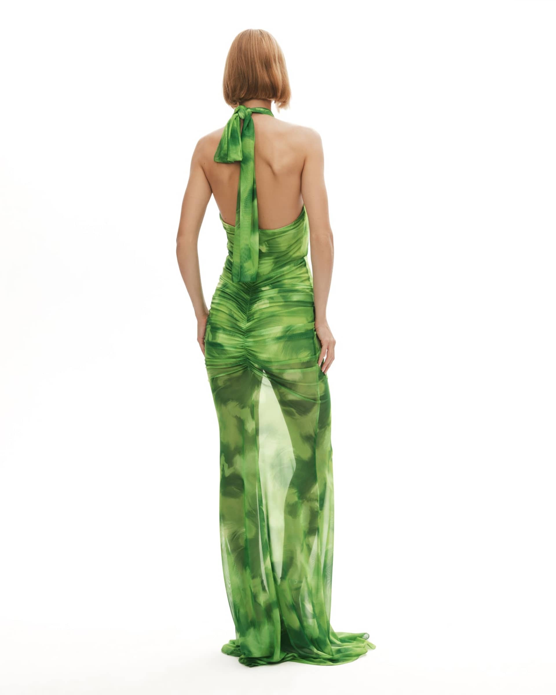 Forbidden Fruit Dress In Green made by Khela