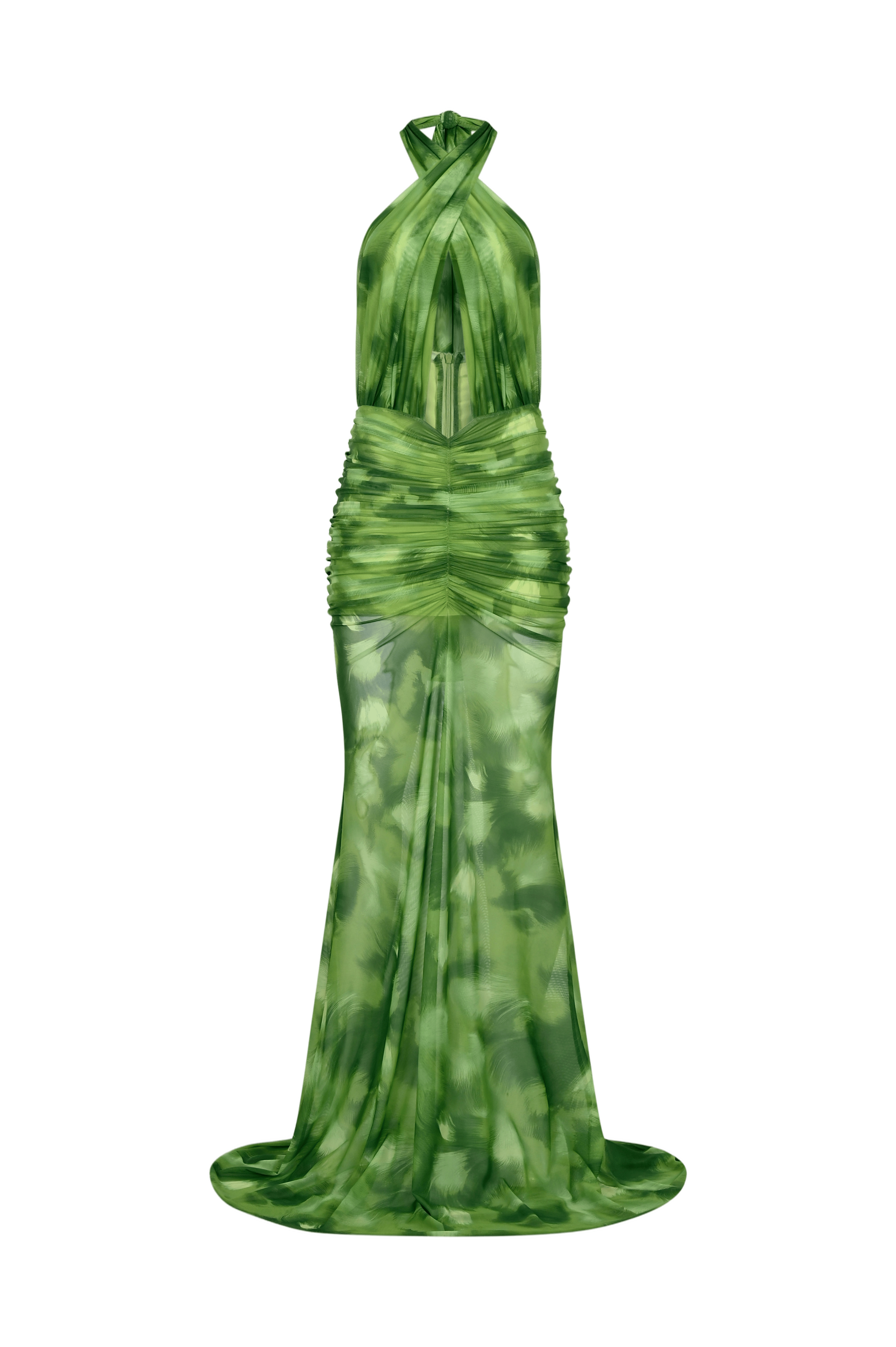 Forbidden Fruit Dress In Green made by Khela