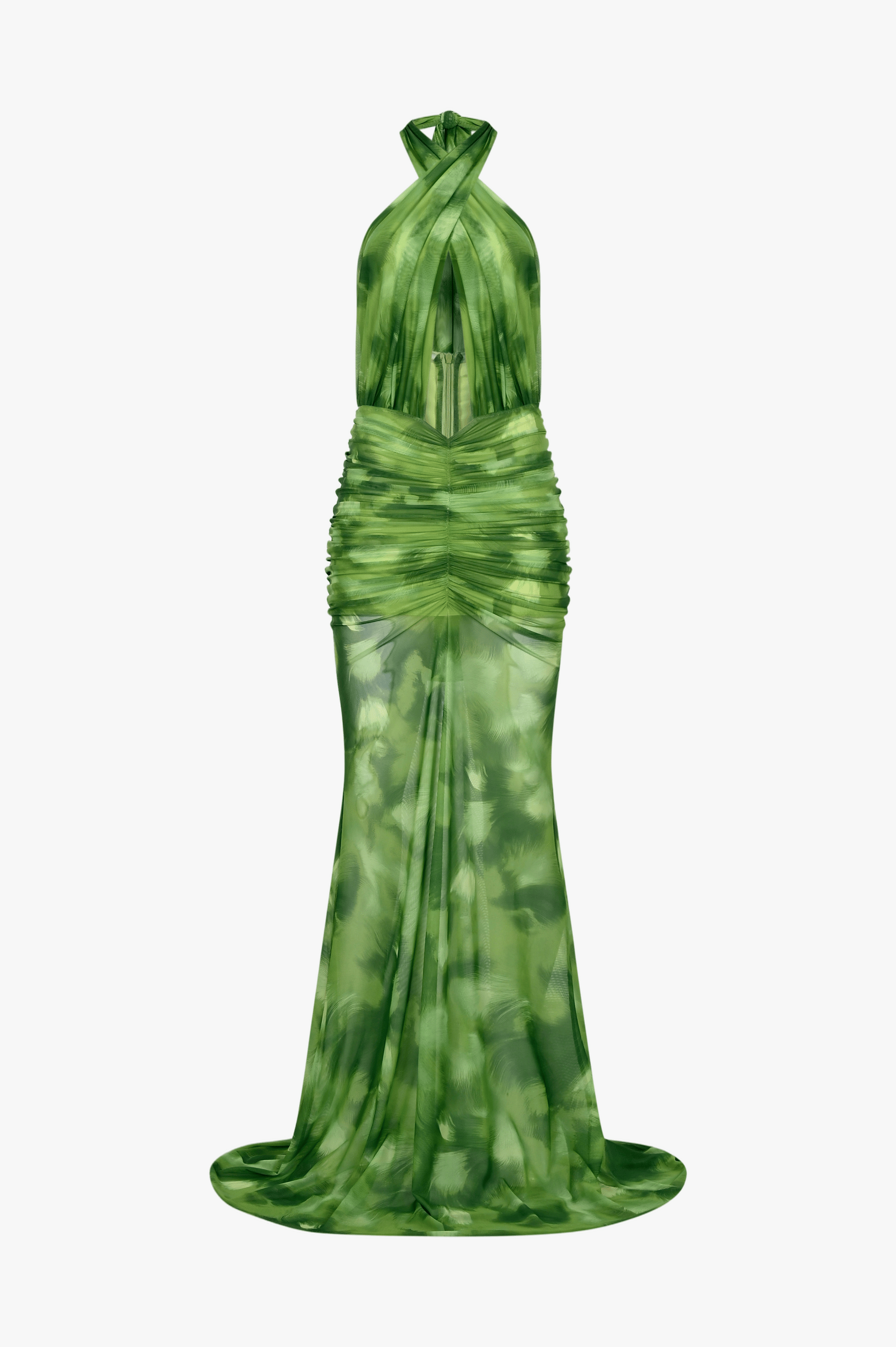 Forbidden Fruit Dress In Green made by Khela
