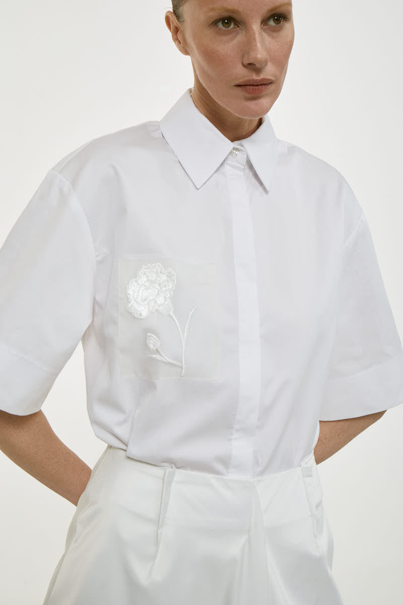 SHIRT “BLUEDOTTLE” made by DELEGAN Clothes