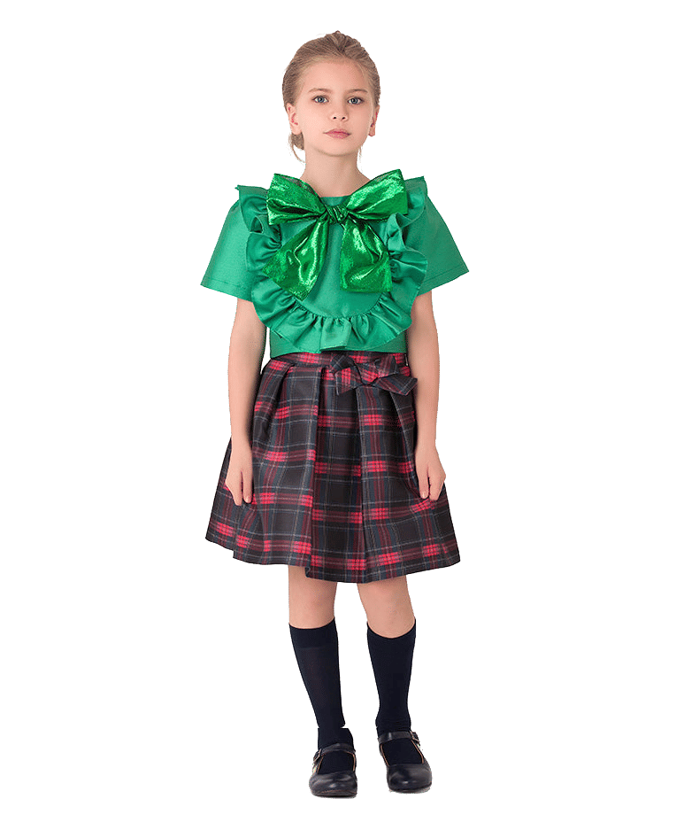 Shimmering Bow Outift | 2 Pieces made by Mama Luma