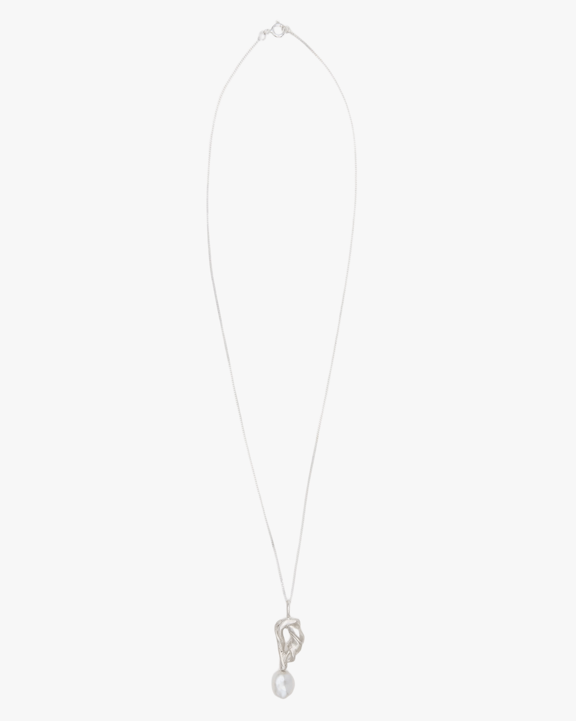 PEROLA CUMARU NECKLACE SILVER made by Carolina De Barros