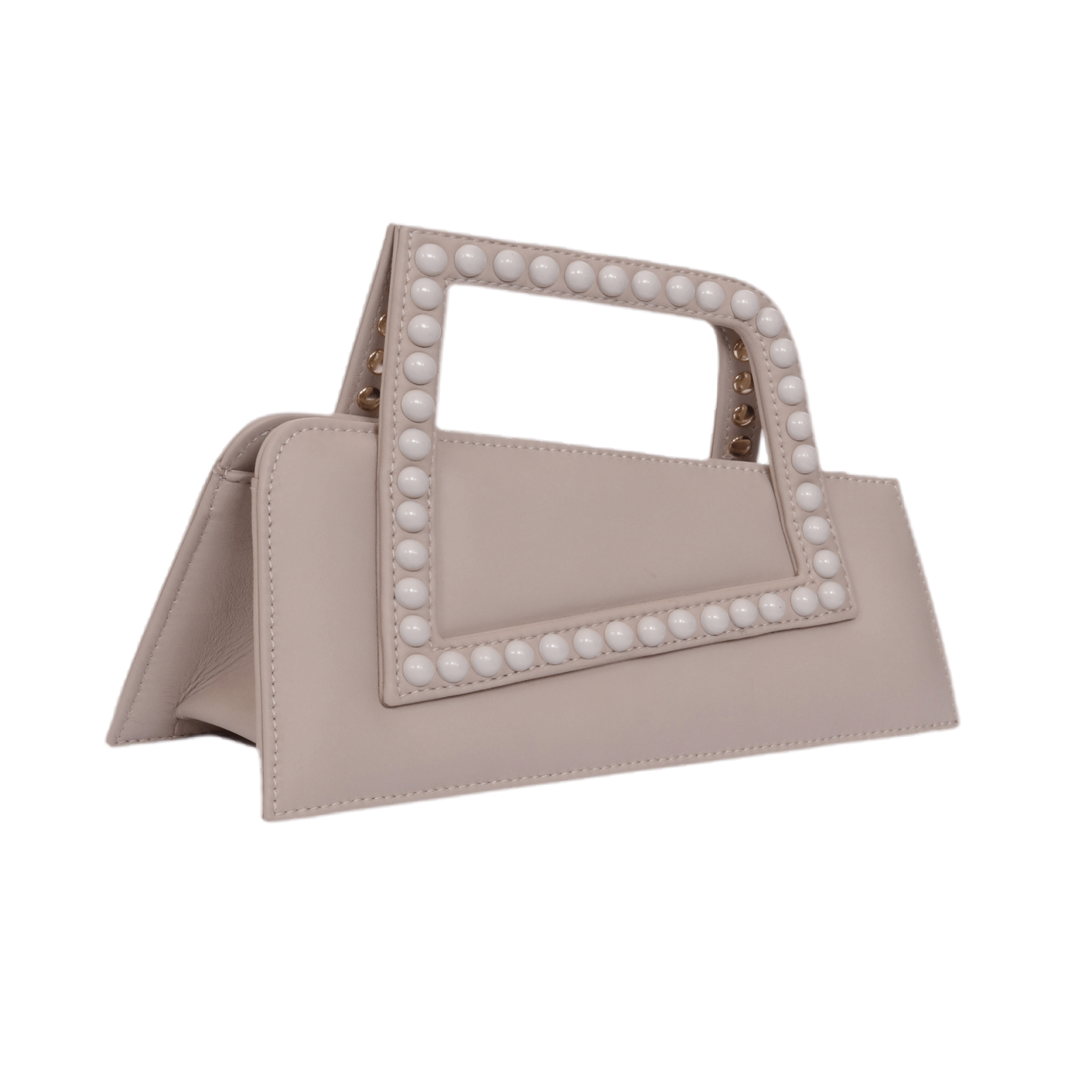 Jalila - Beige - Top Handle Bag made by ALIEL