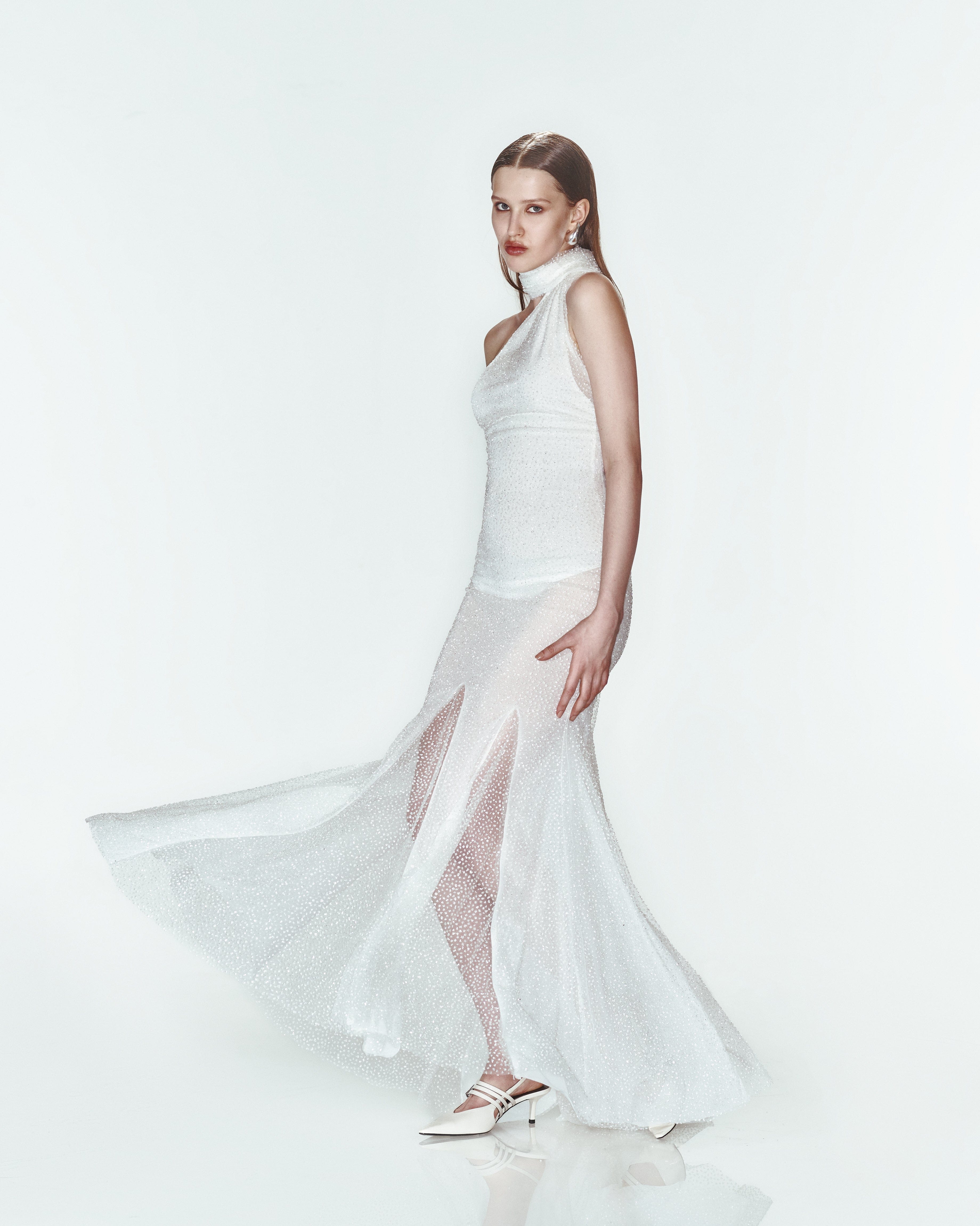 CHAMPAGNE CHIC GOWN made by Khela