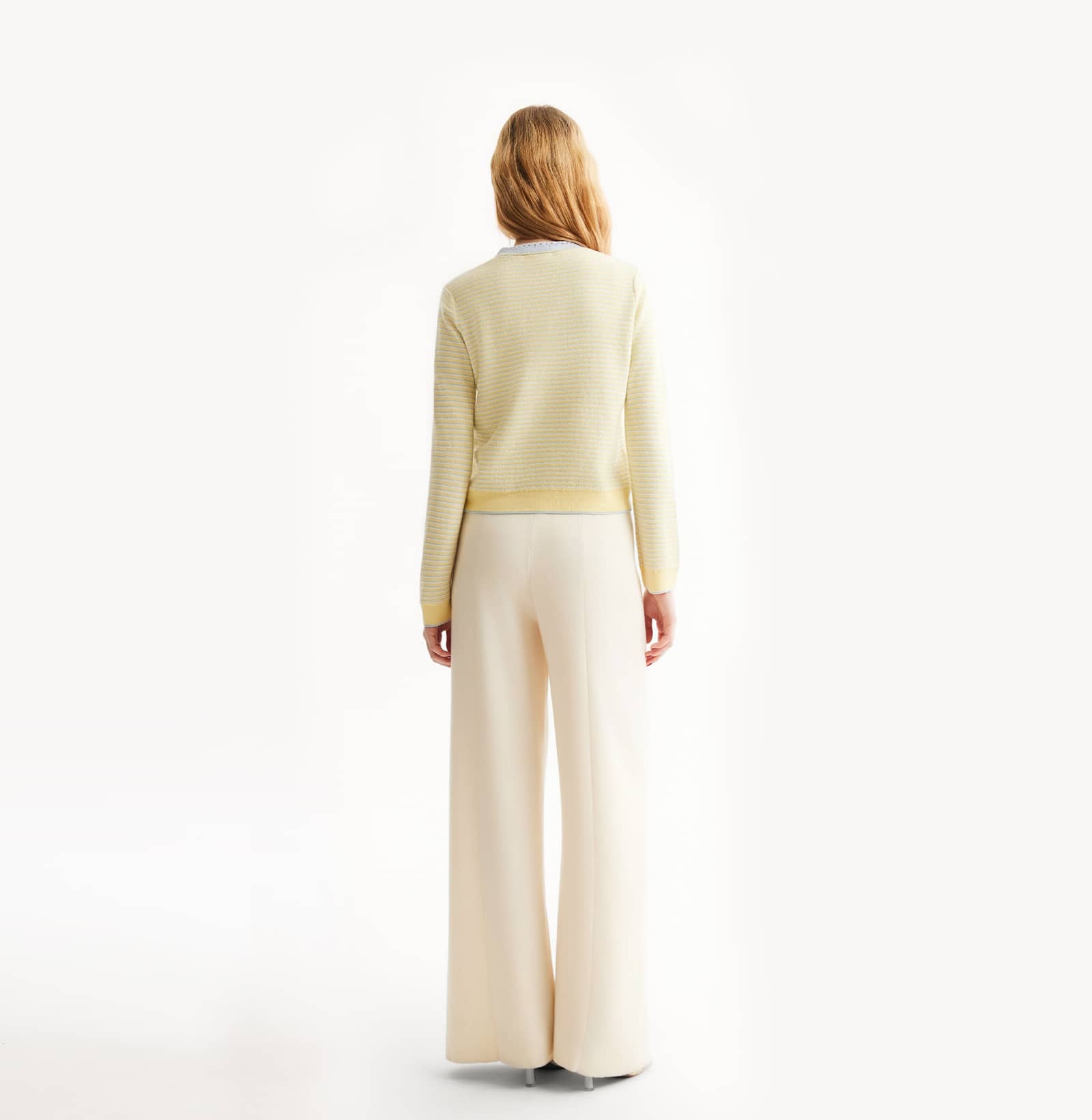 MULTICOLOR STRIPED CARDIGAN made by CRUSH Collection