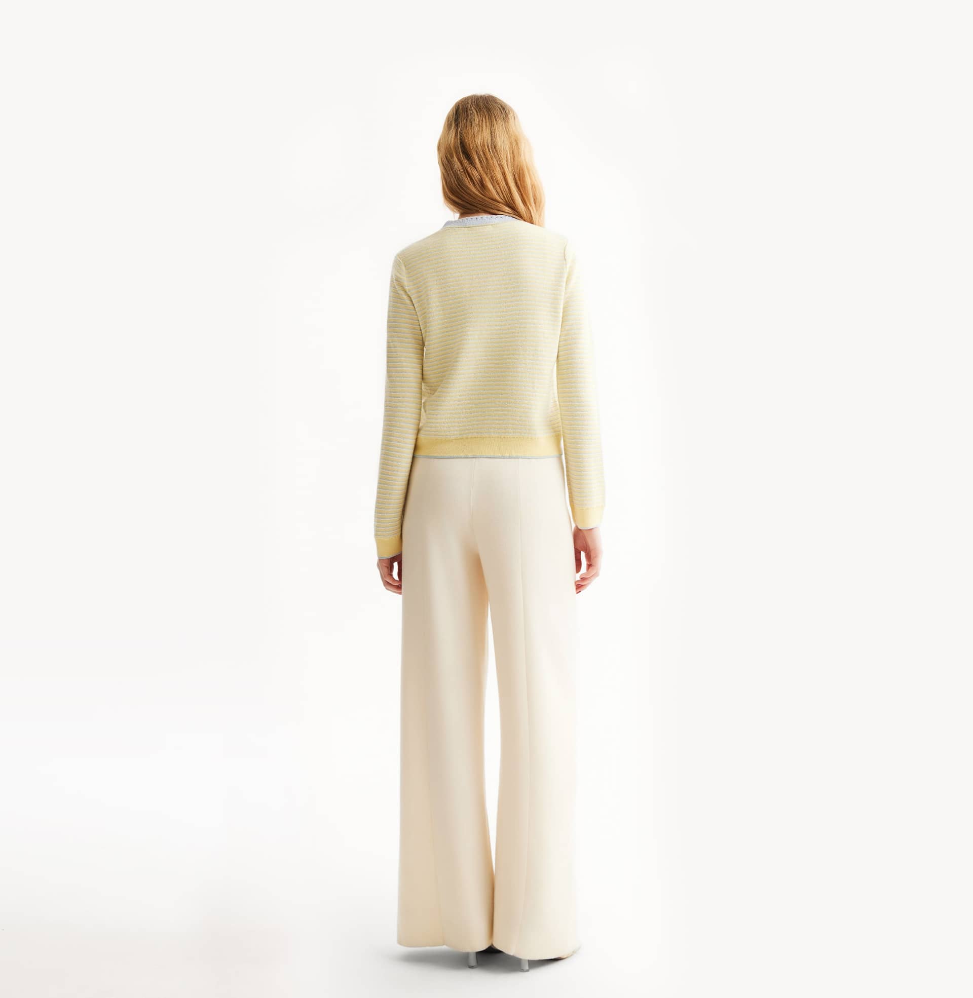 MULTICOLOR STRIPED CARDIGAN made by CRUSH Collection