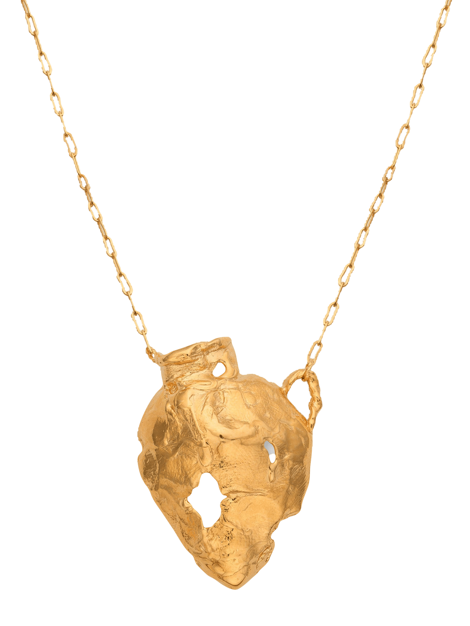 Vacation Amphora Necklace Gold in Gold made by Eva Remenyi