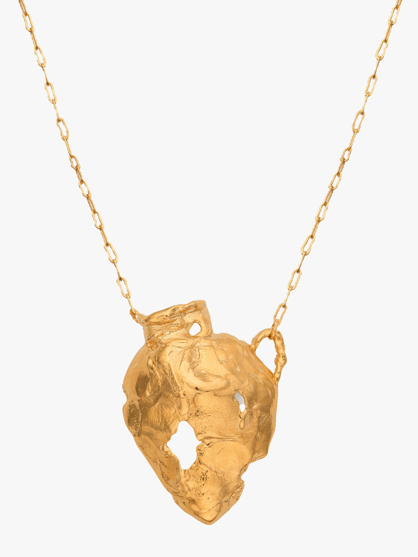 Vacation Amphora Necklace Gold in Gold made by Eva Remenyi