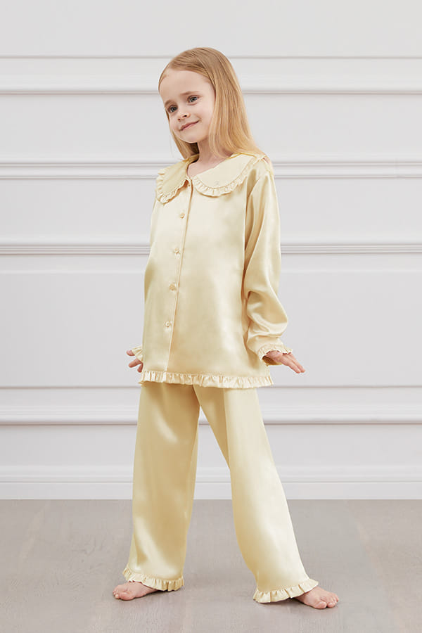 Cloud Silk Kid’s Pajama Set made by MANITO