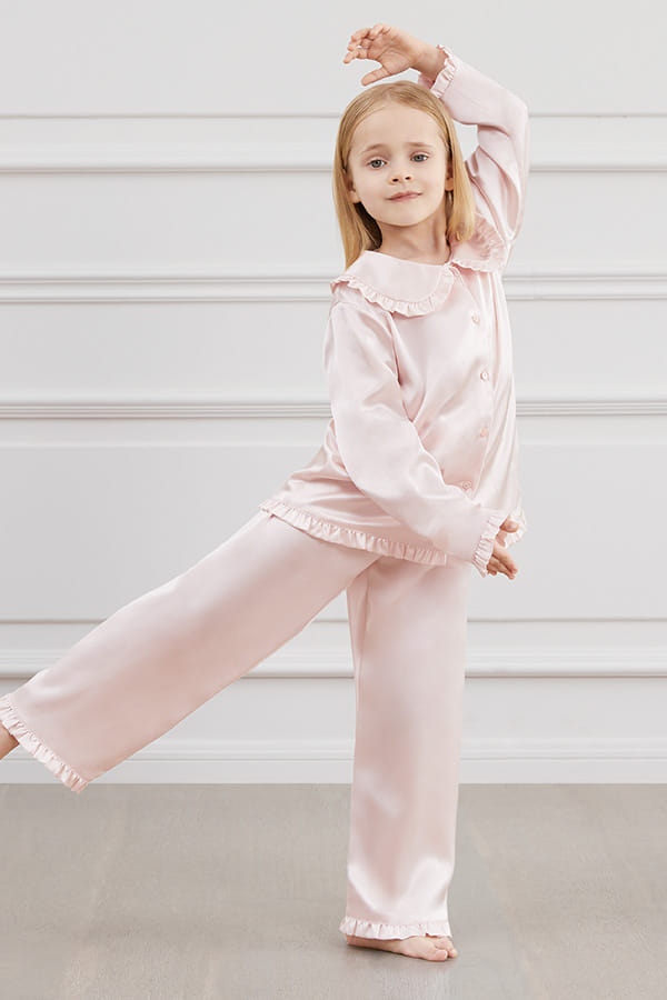 Cloud Silk Kid’s Pajama Set made by MANITO
