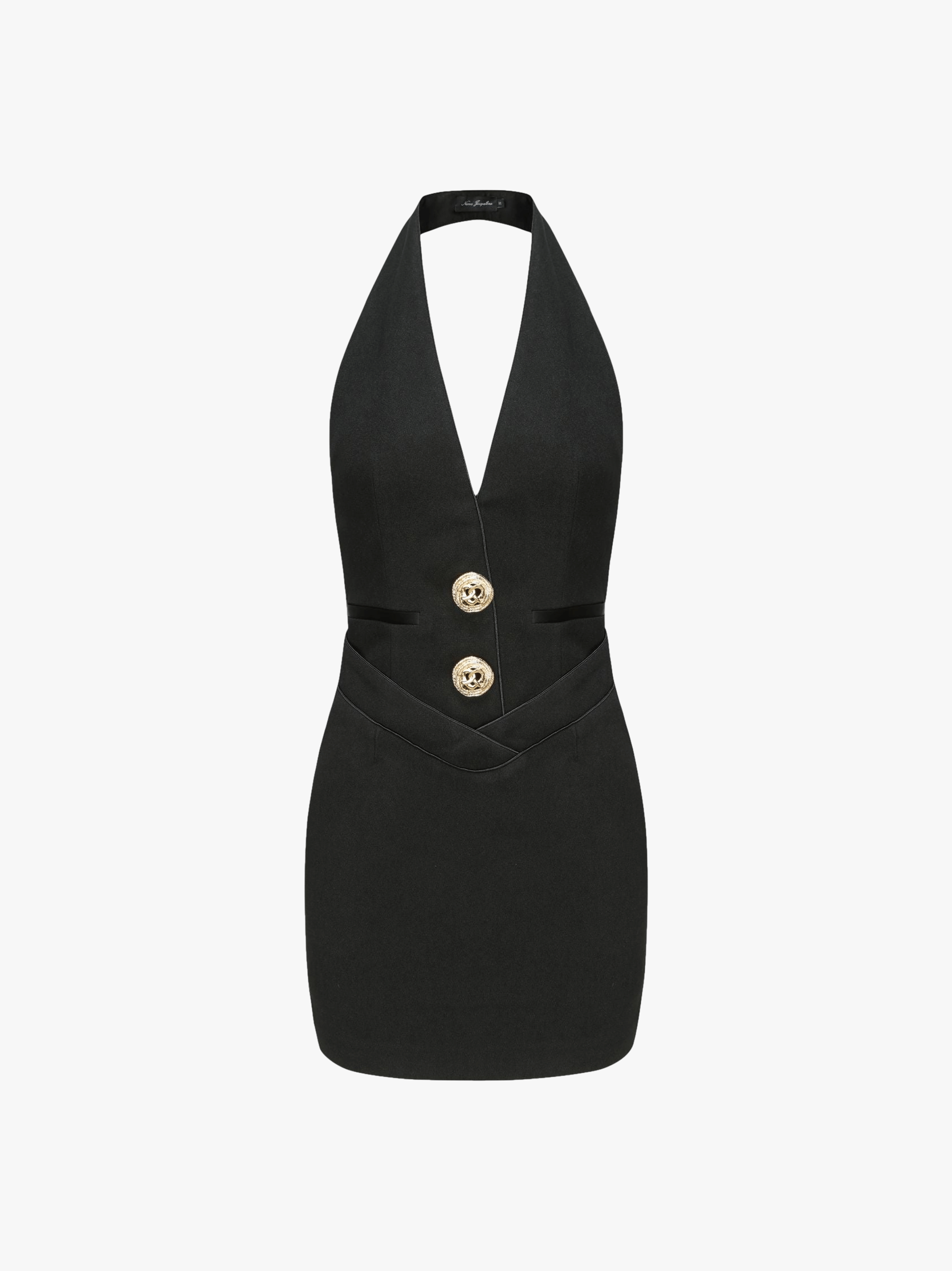 Diana Dress (Black) in Black made by Nana Jacqueline