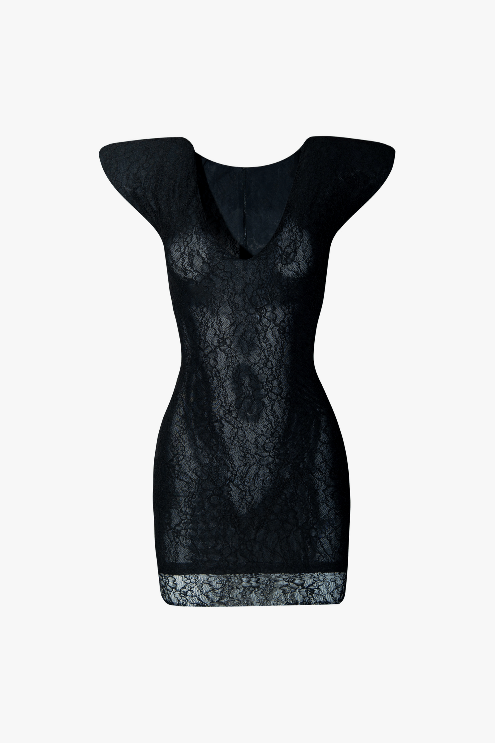 LACE MINI DRESS made by Vestiaire d'un Oiseau Libre