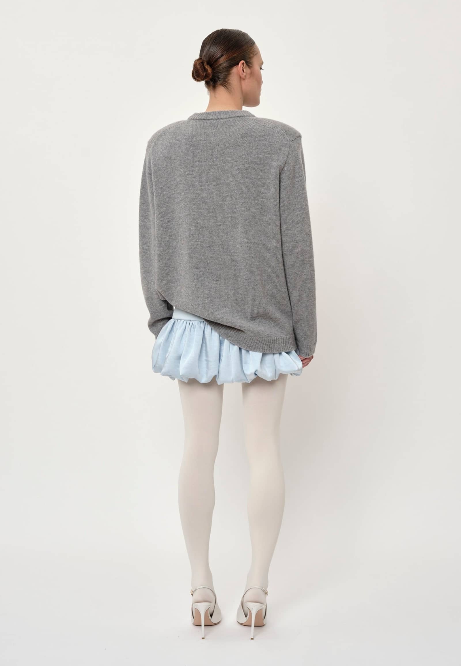 Medina Knit Sweater - Light Grey made by HERSKIND