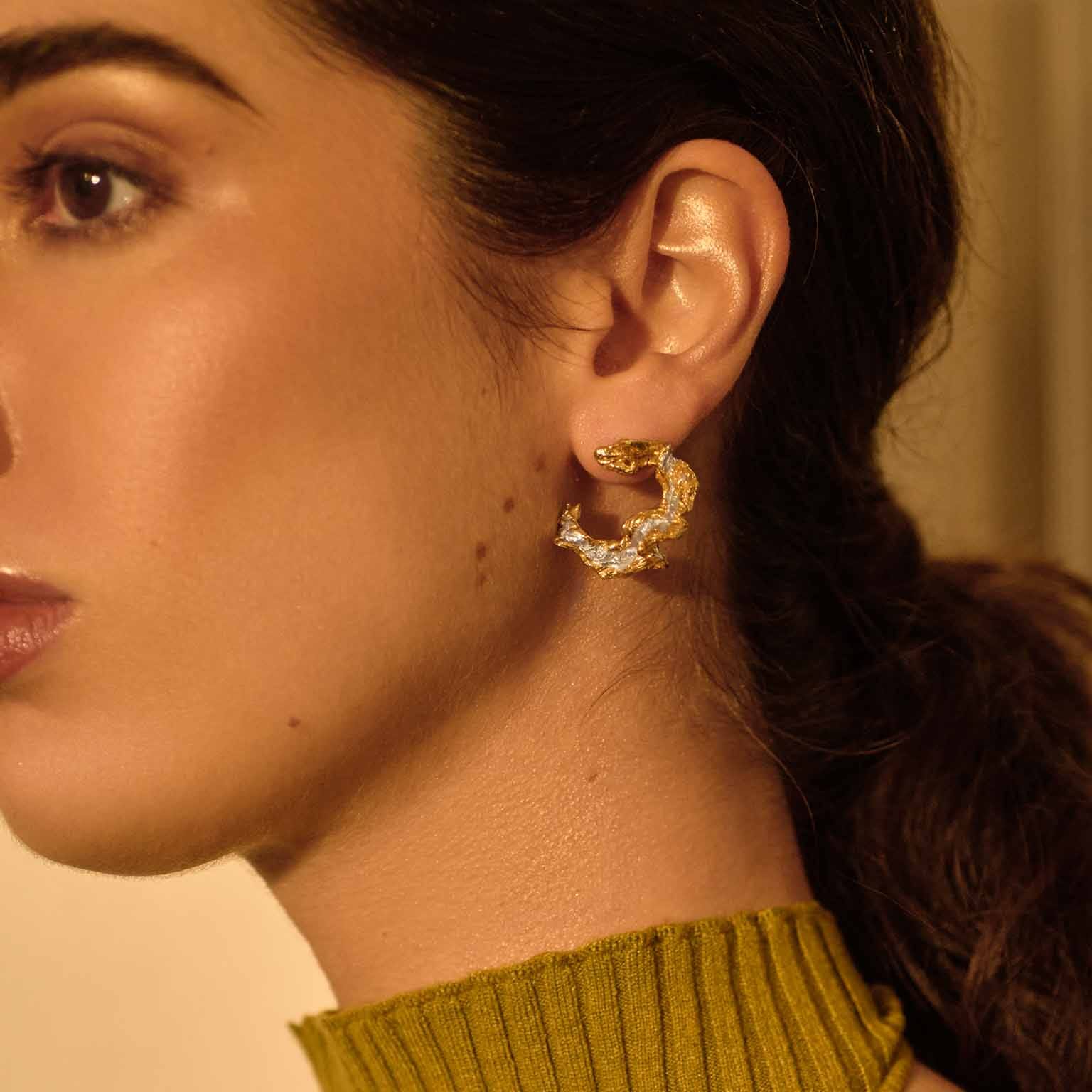 Reva Earrings made by Loveness Lee