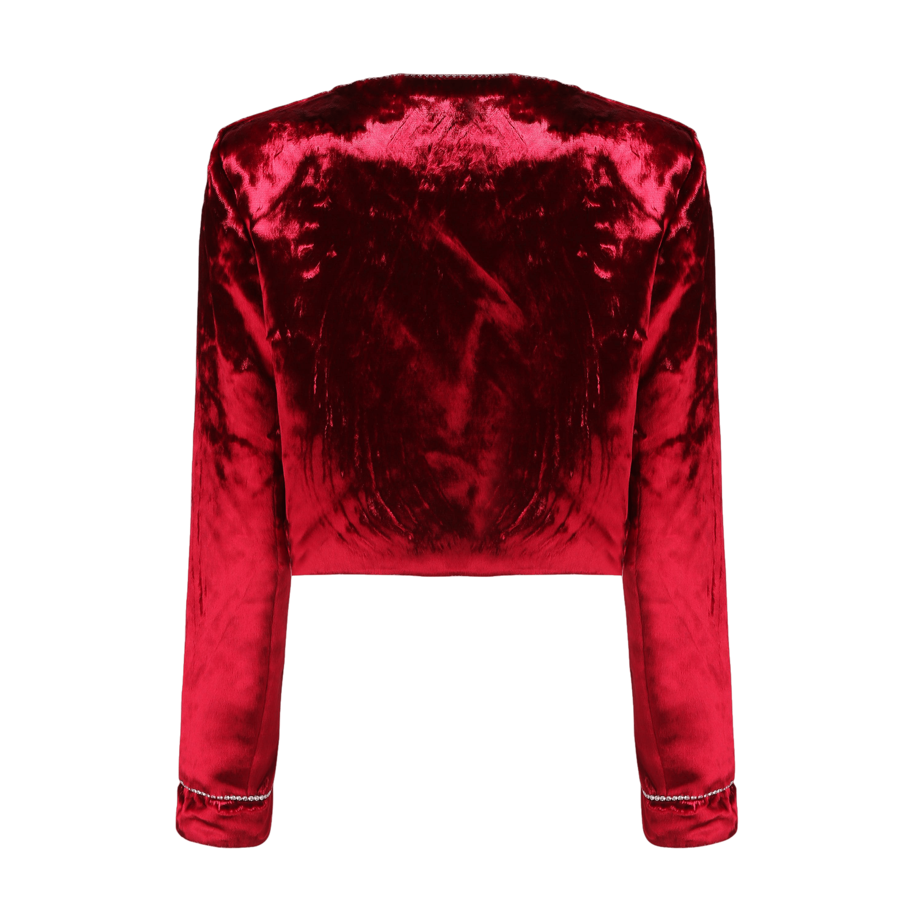 Gia Red Velvet Jacket made by Nana Jacqueline