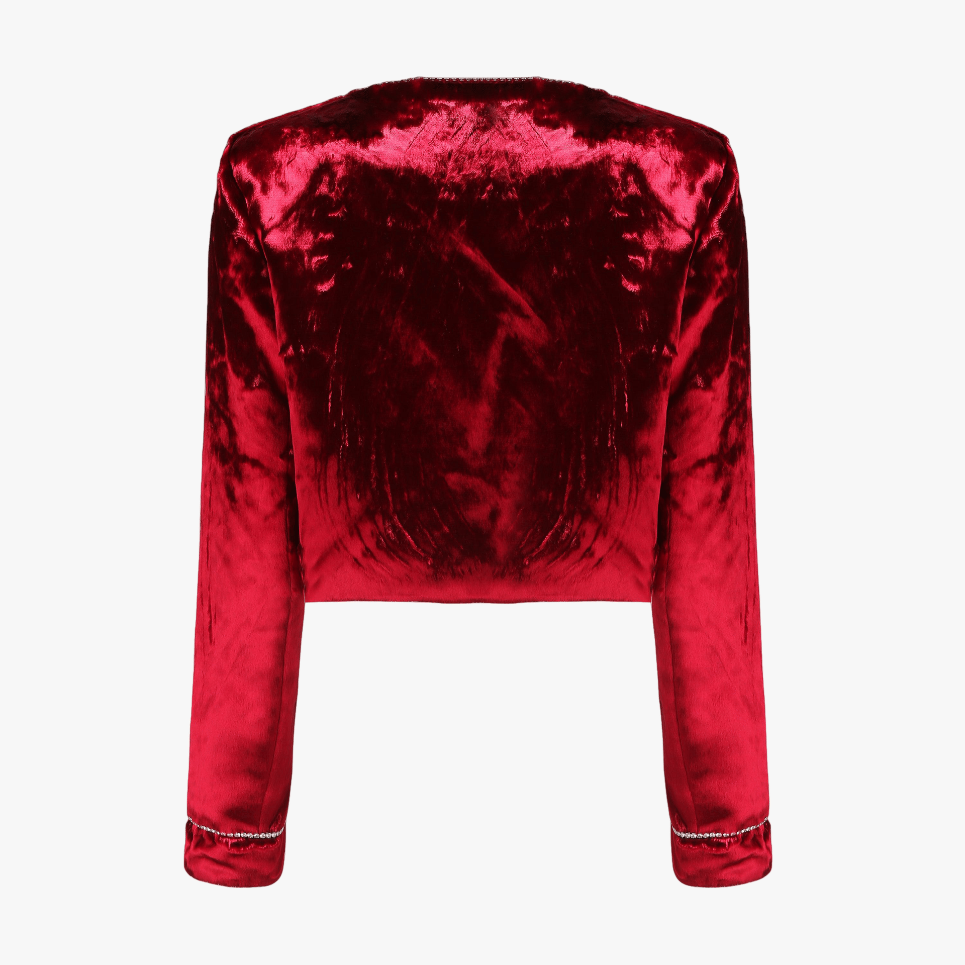 Gia Red Velvet Jacket made by Nana Jacqueline