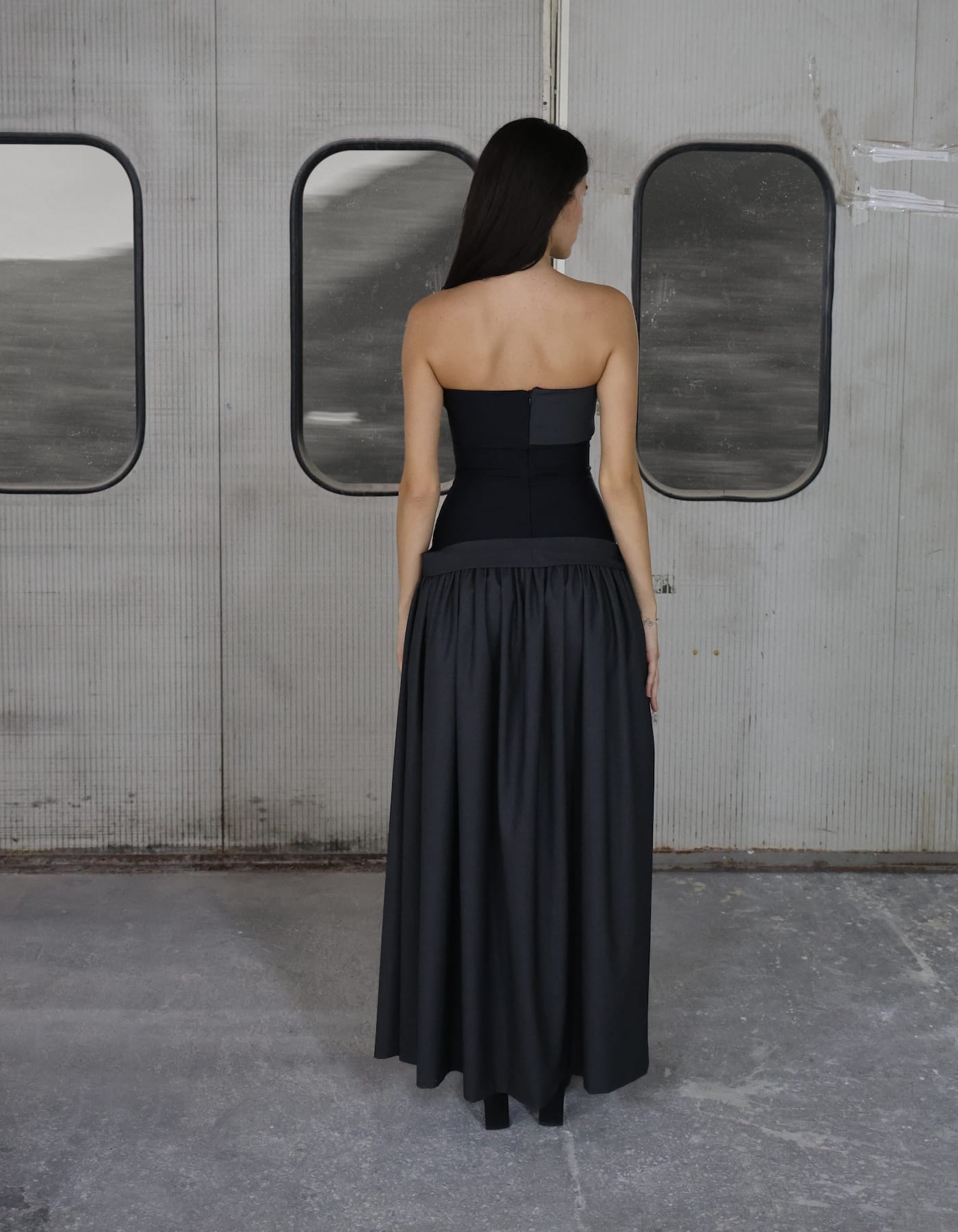 TIREL Button Long Dress made by MAET