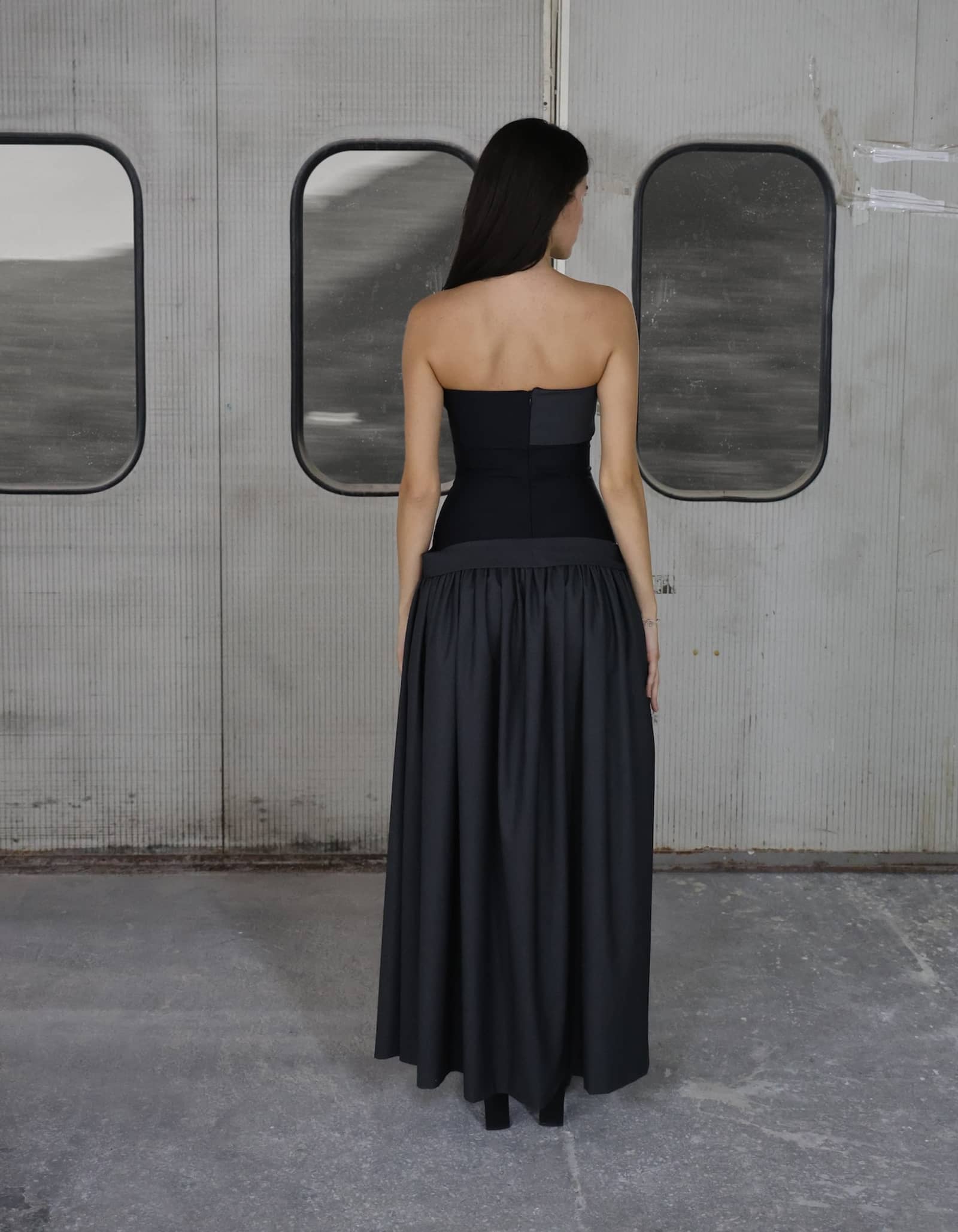 TIREL Button Long Dress made by MAET