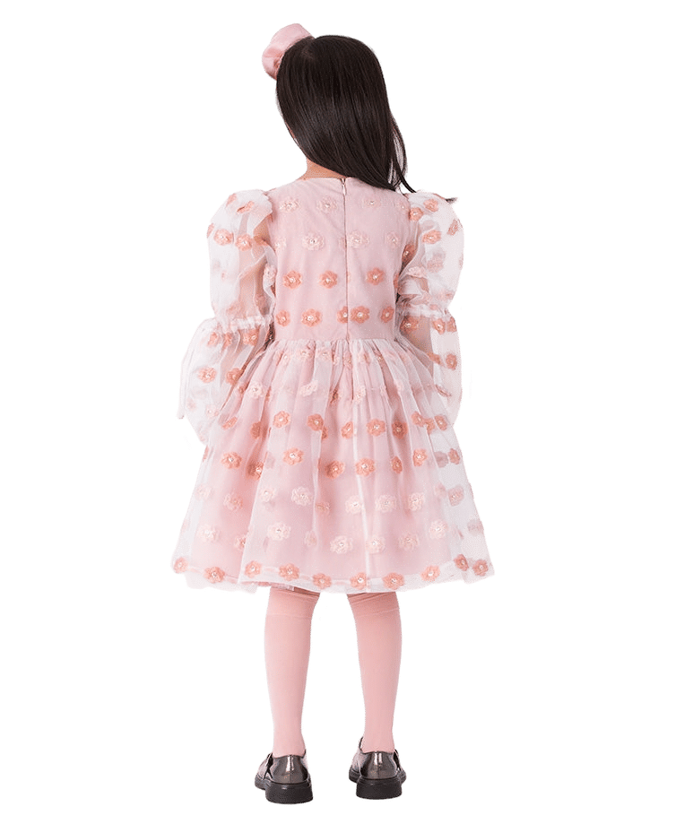 Organza Flowers Girls Dress made by Mama Luma