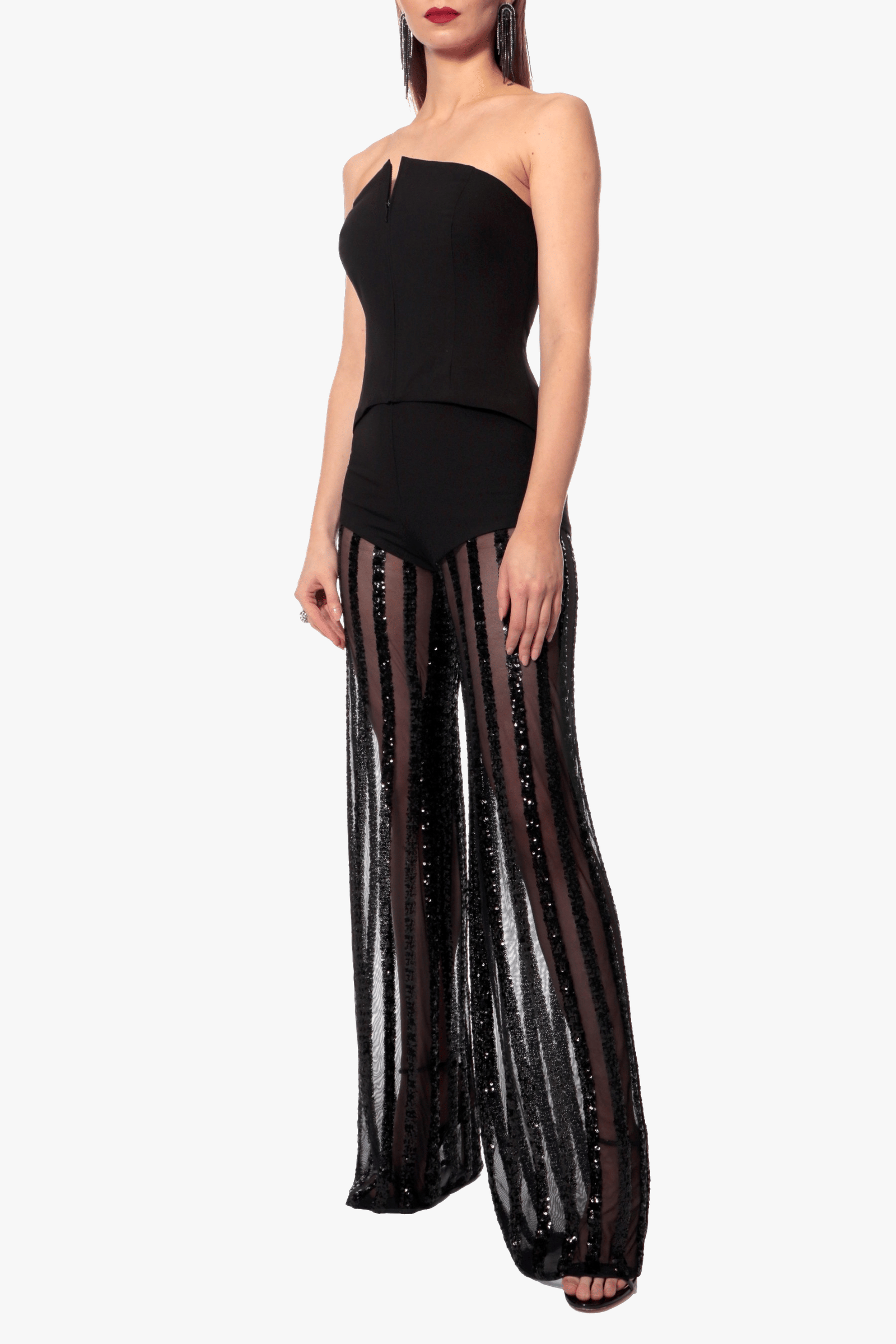 Pants Lynette Black Magic made by HALEWSKI