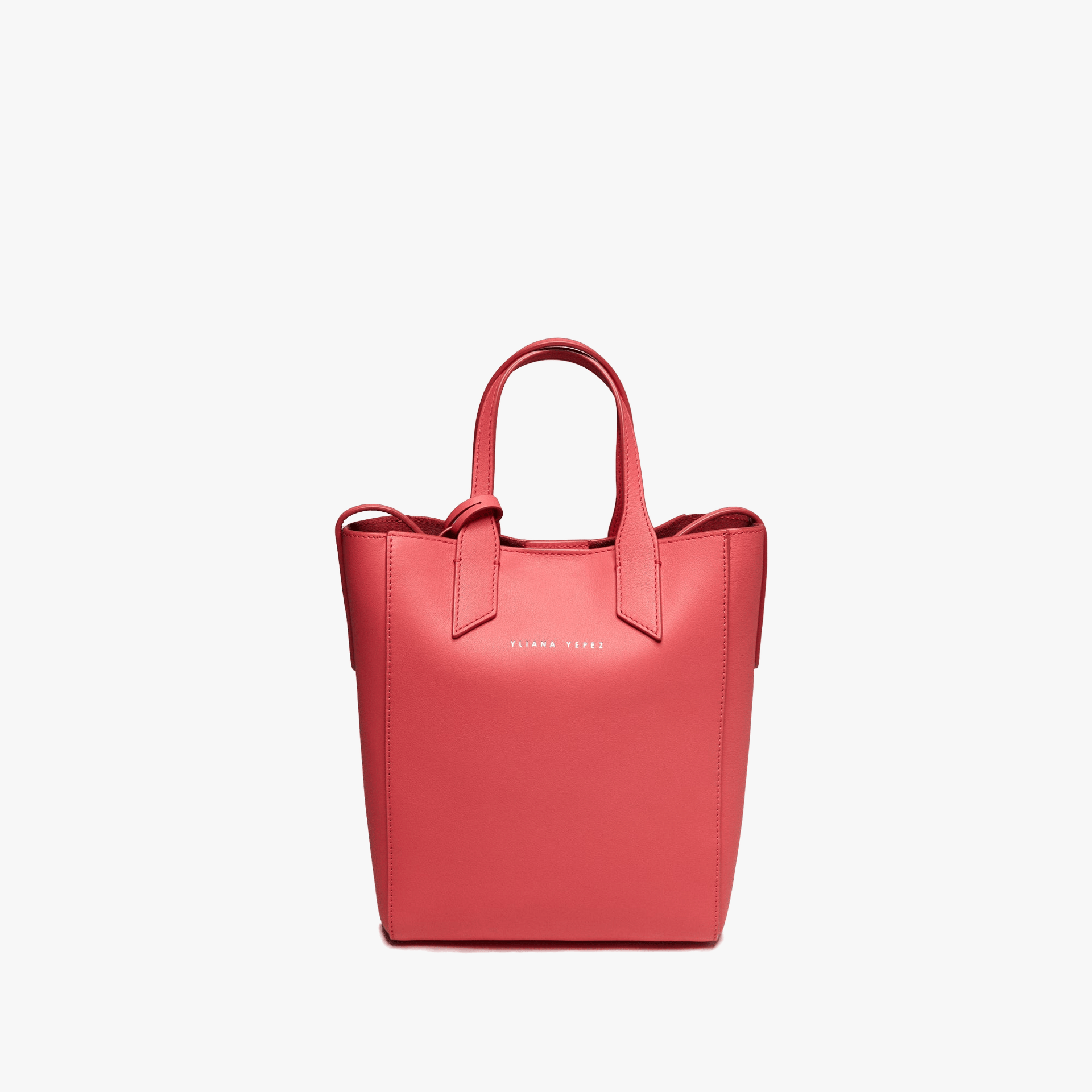 Mini Sarah bubble gum tote made by Yliana Yepez