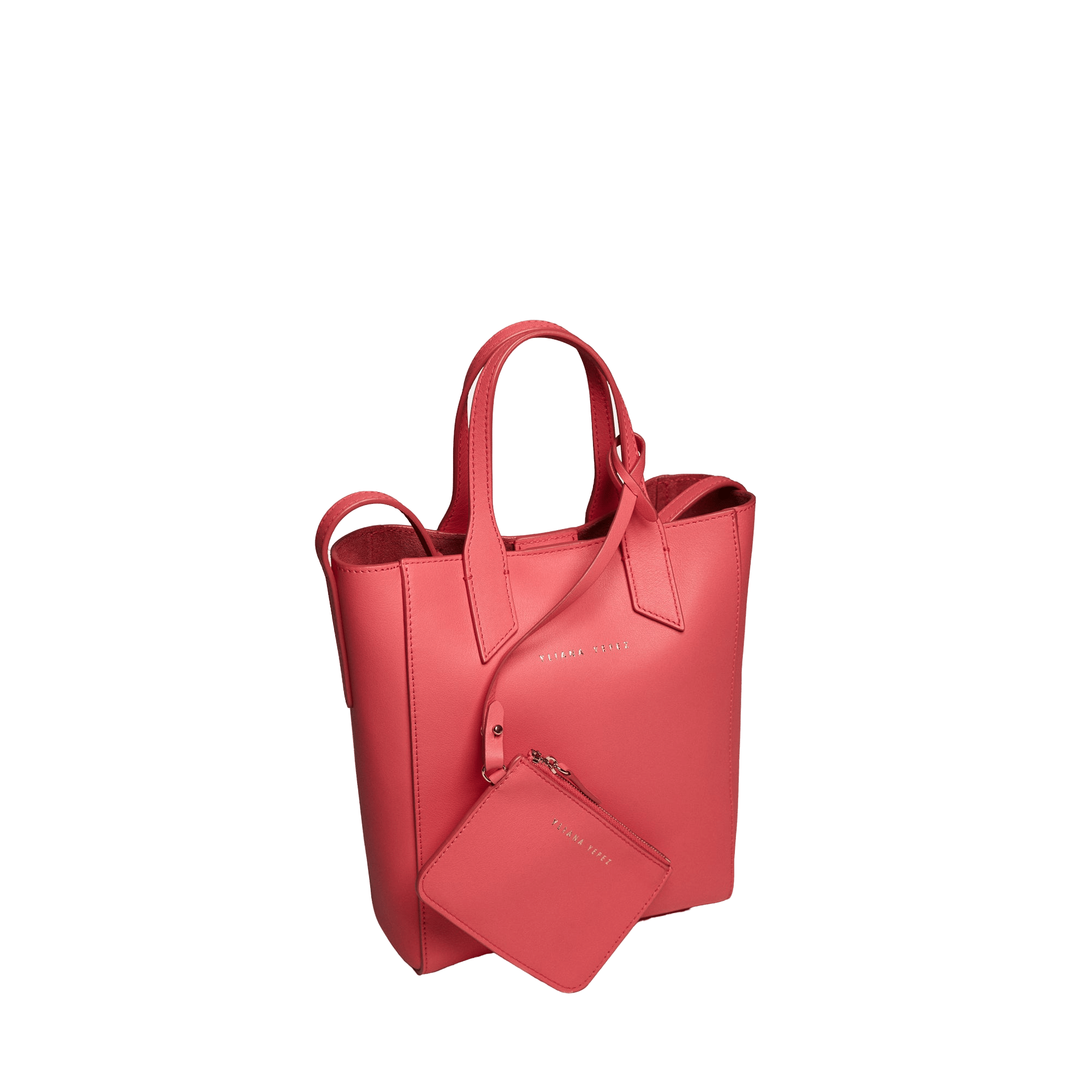 Mini Sarah bubble gum tote made by Yliana Yepez