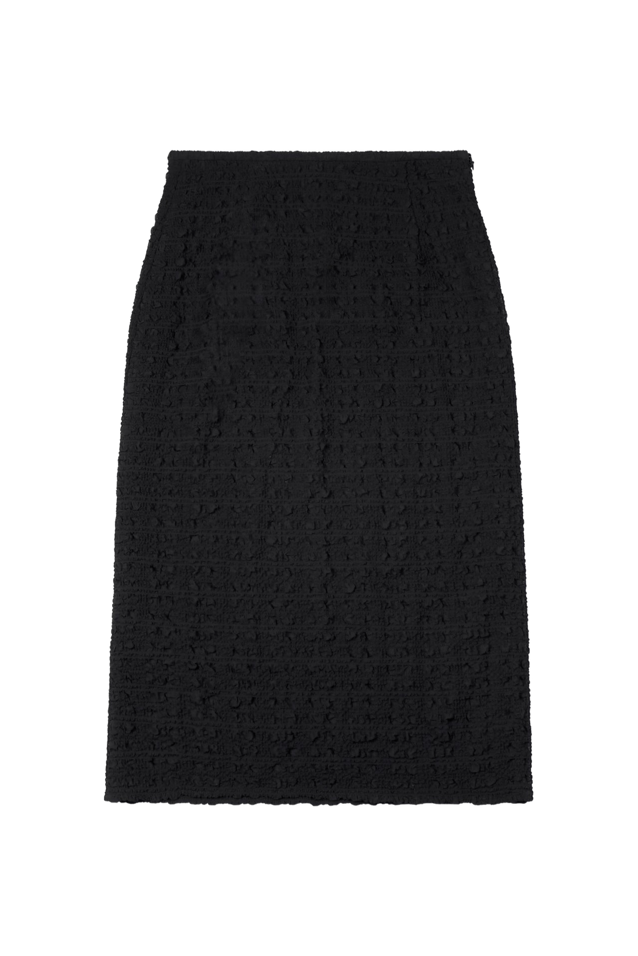 TEXTURED MIDI SKIRT made by YIBRI
