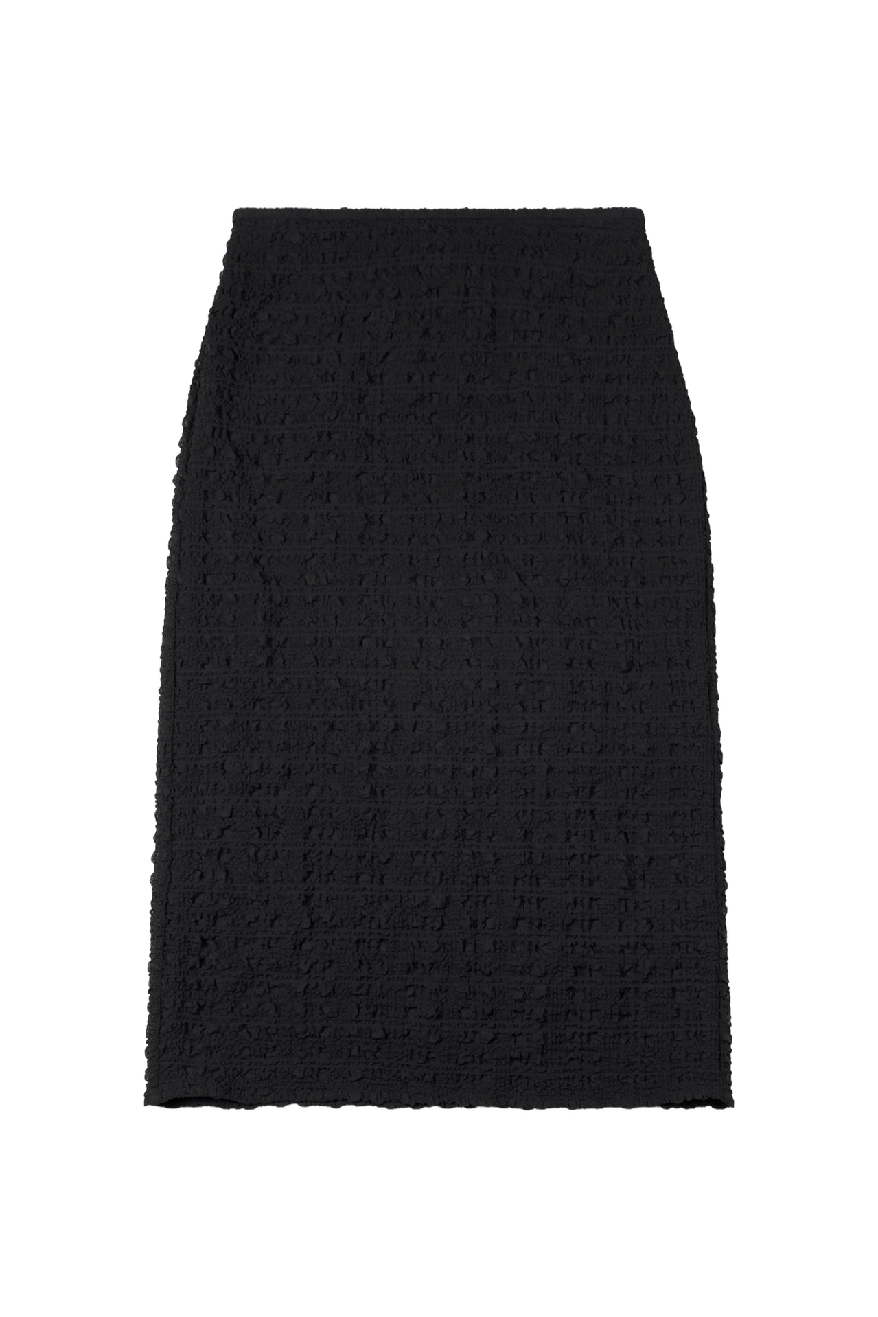 TEXTURED MIDI SKIRT made by YIBRI