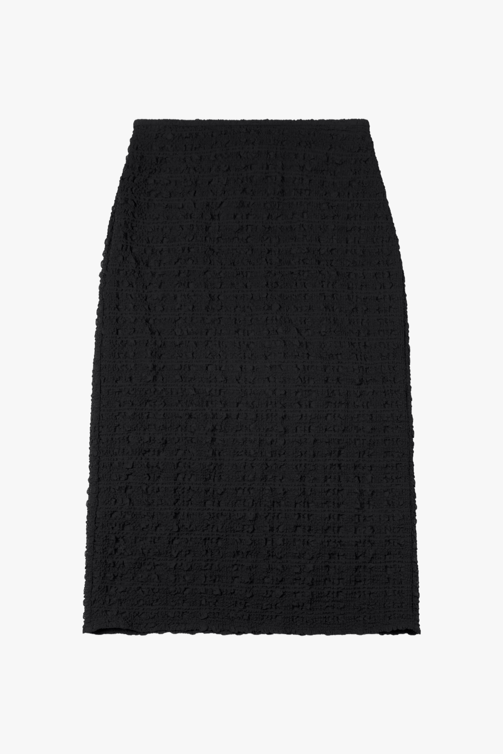 TEXTURED MIDI SKIRT made by YIBRI