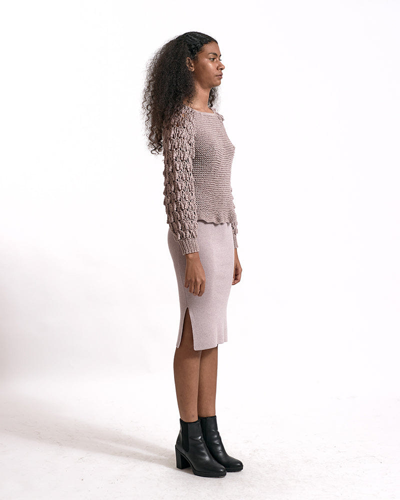 CLARA sweater in Pink made by AYNI