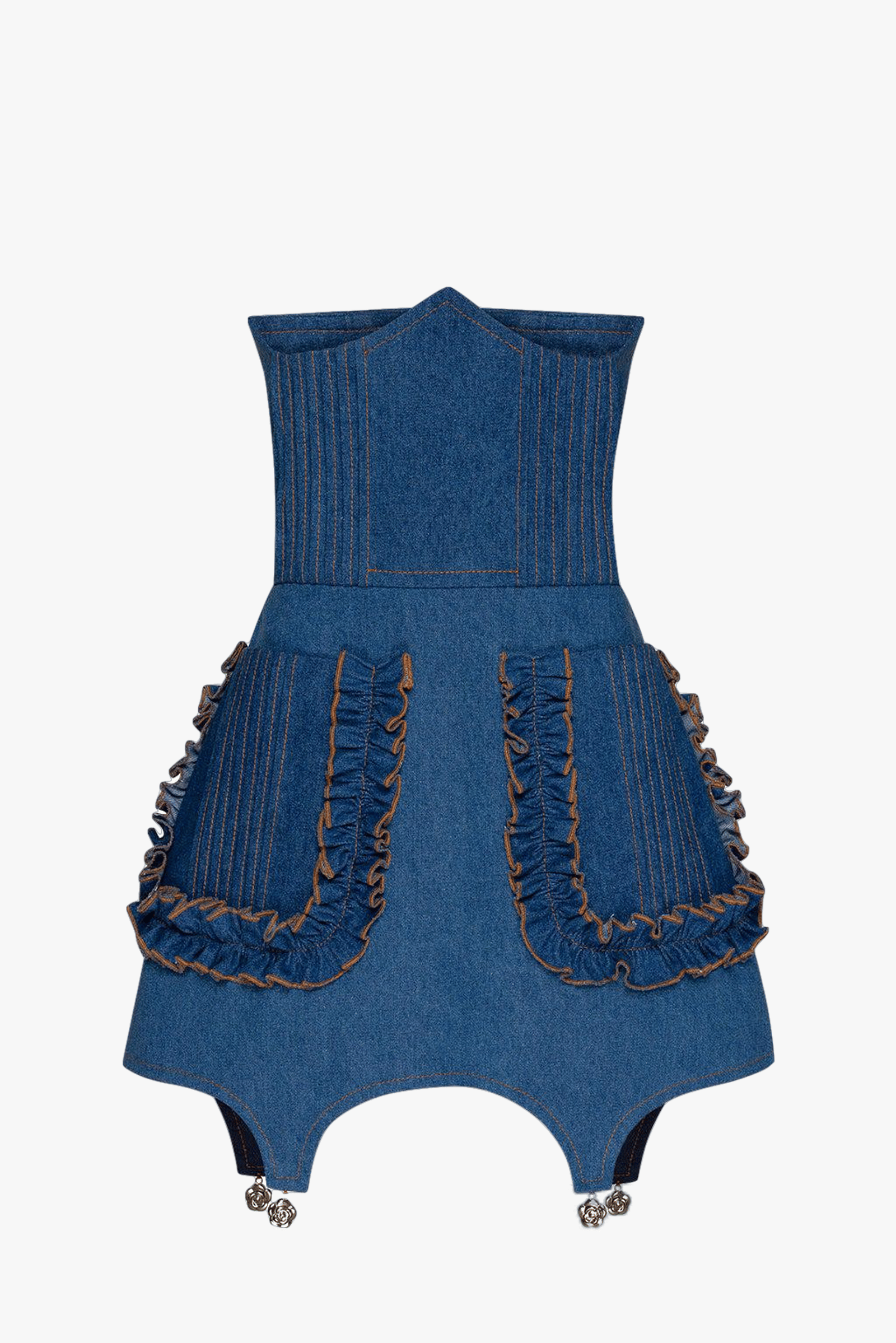 Denim Corset Skirt made by Guranda