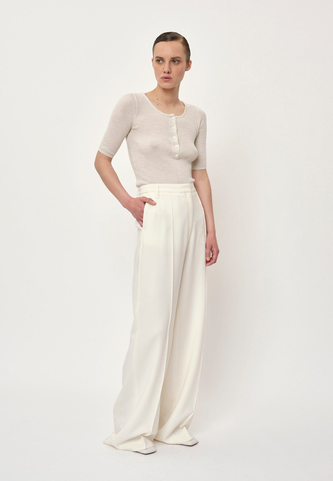 Kimberly Pants - Off White made by HERSKIND