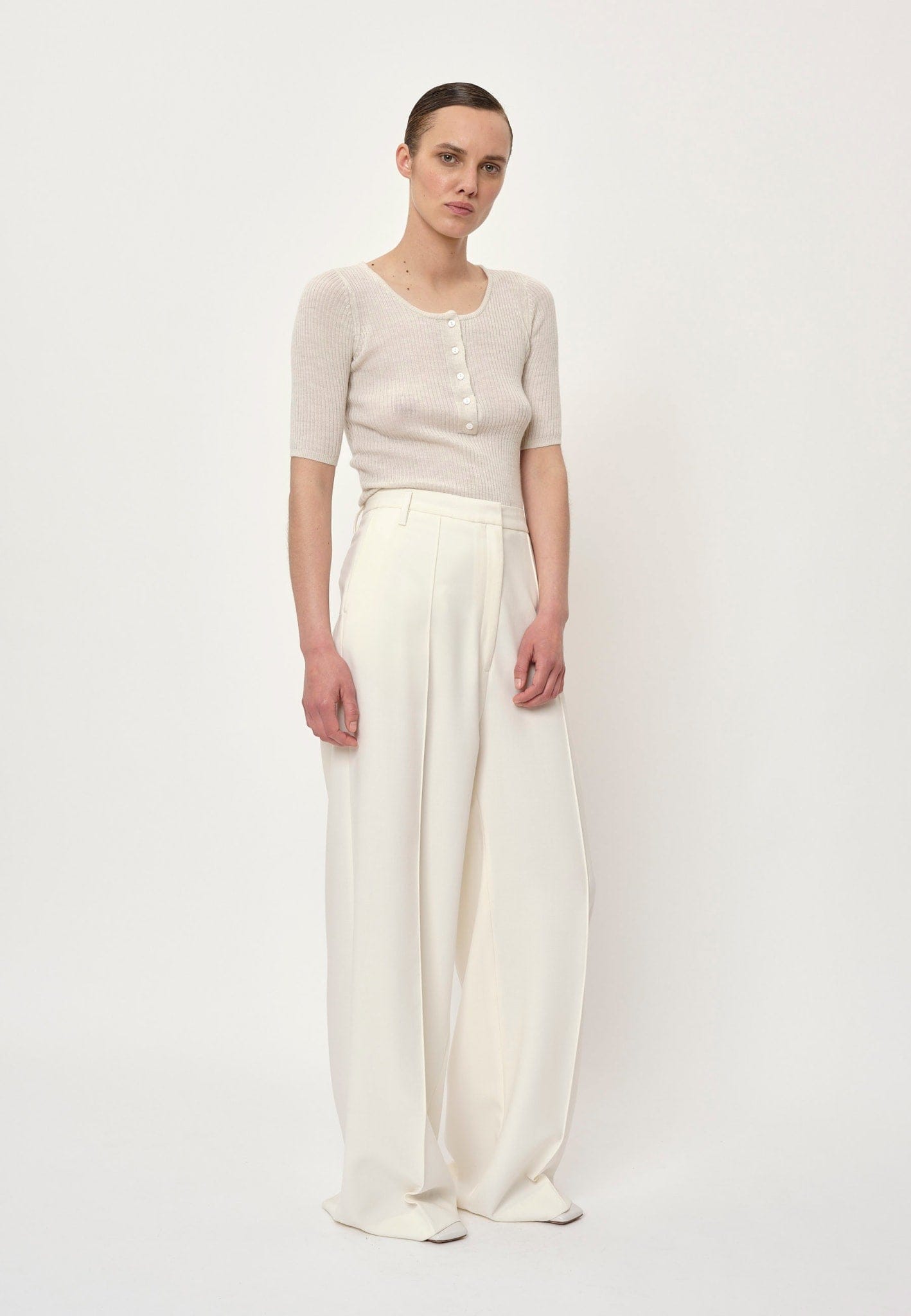 Kimberly Pants - Off White made by HERSKIND