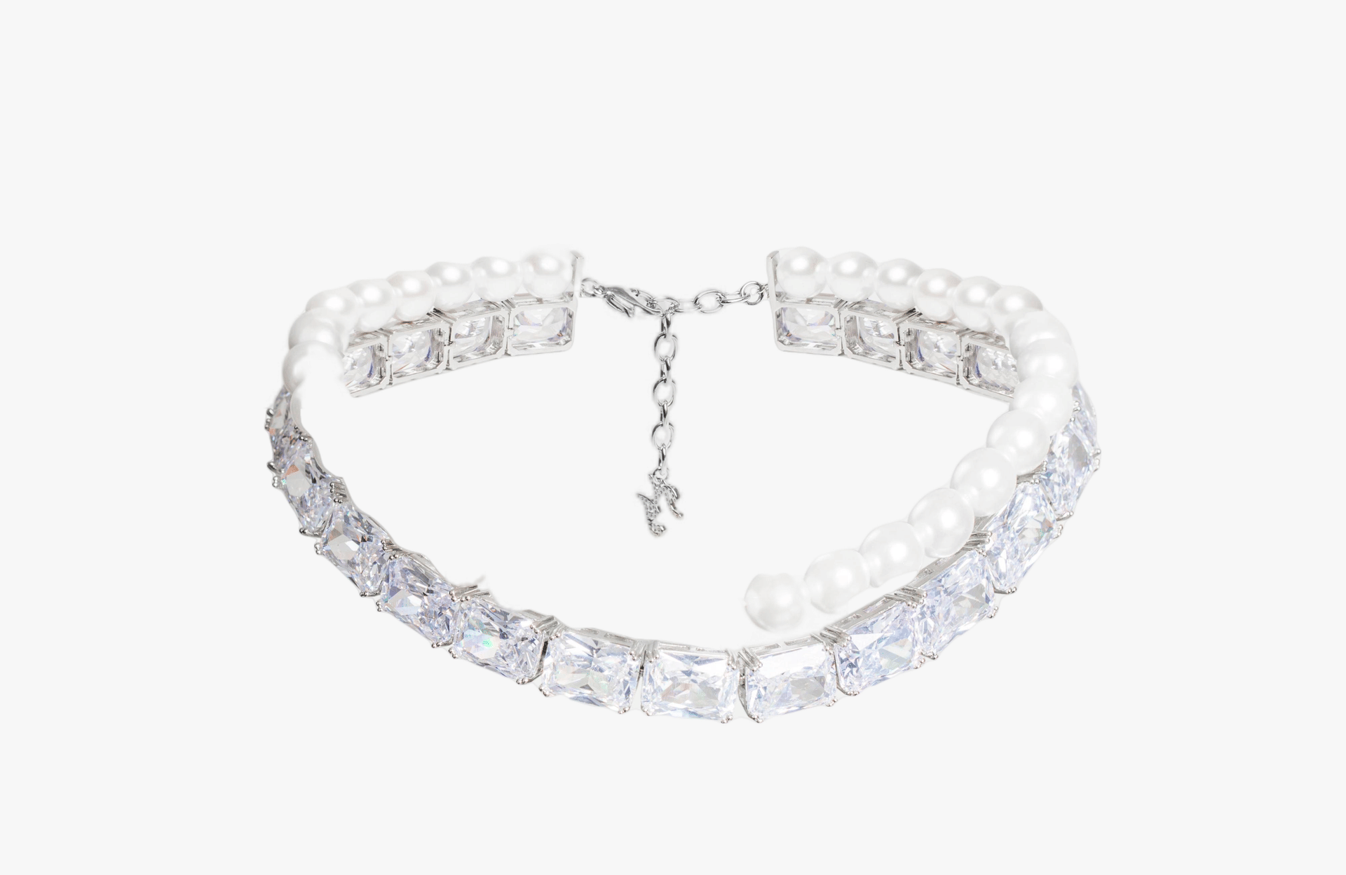 Gracey Pearl Crystal Choker Necklace (Final Sale) made by Nana Jacqueline