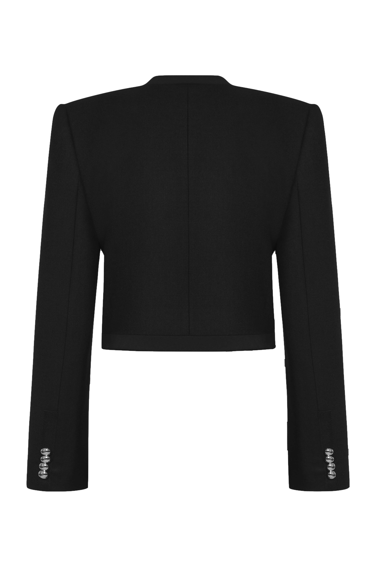 WOOL DOUBLE-BREASTED BLAZER in Black made by KEBURIA
