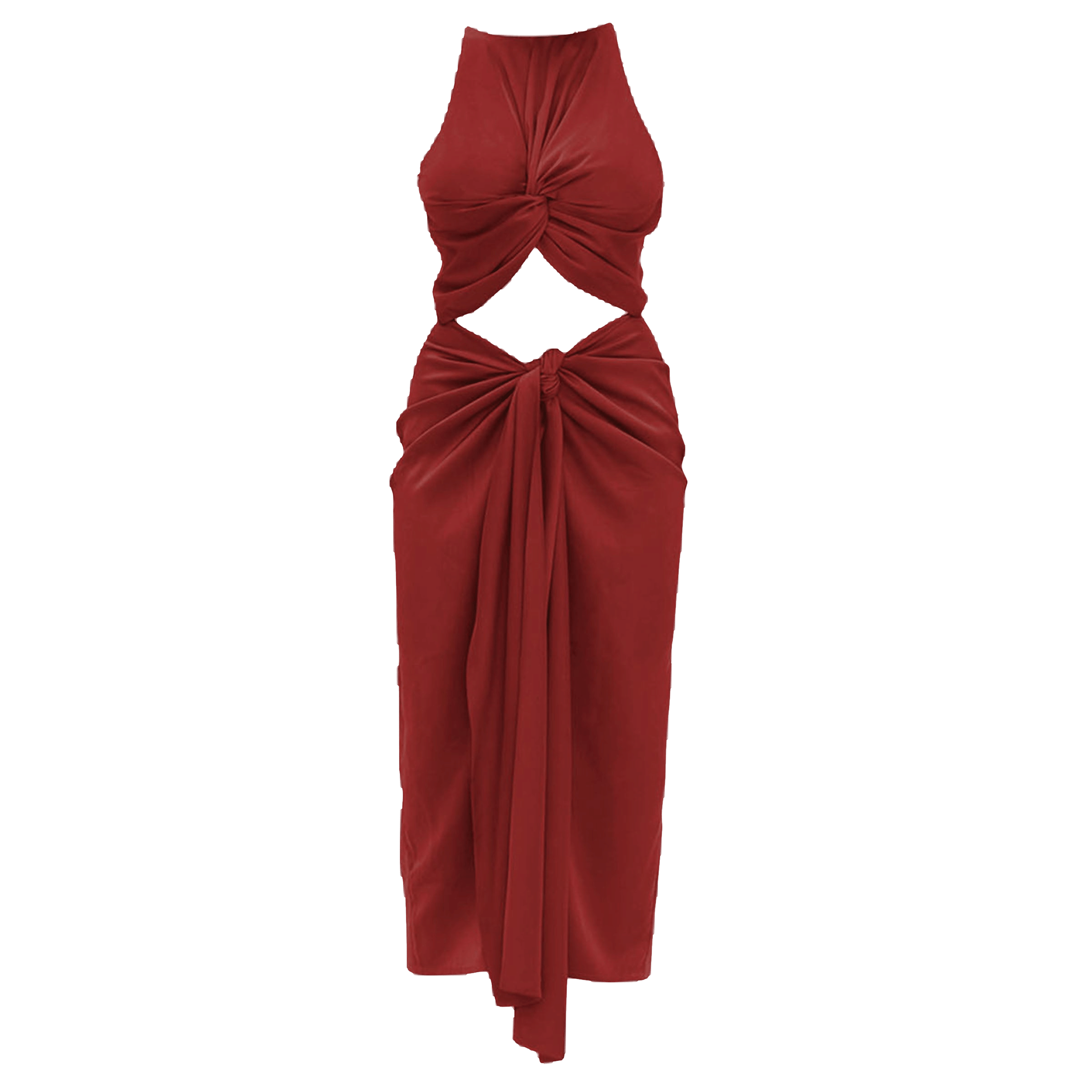 classic midi dress with sleeves Elodie Midi Dress Navy/Rose / M