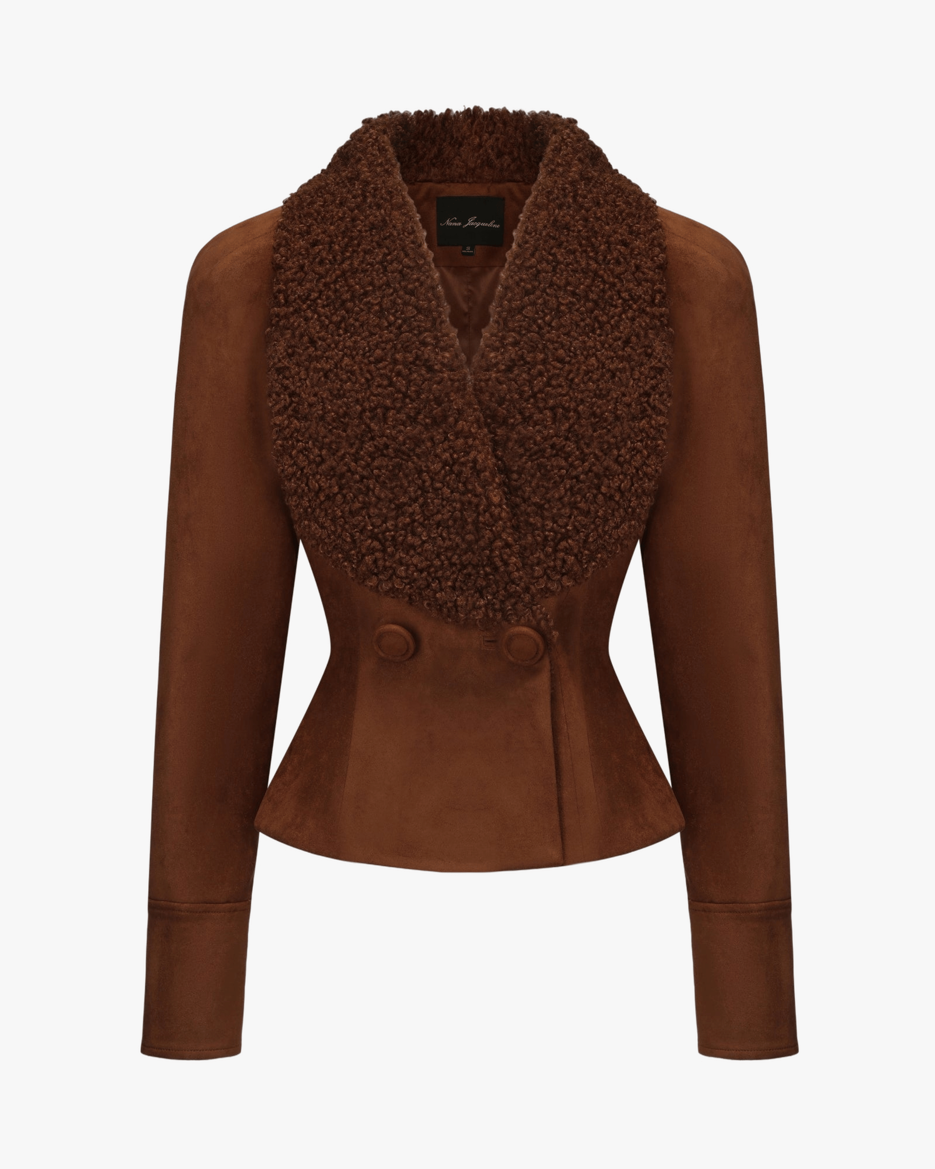Celine Suede Coat (Brown) made by Nana Jacqueline