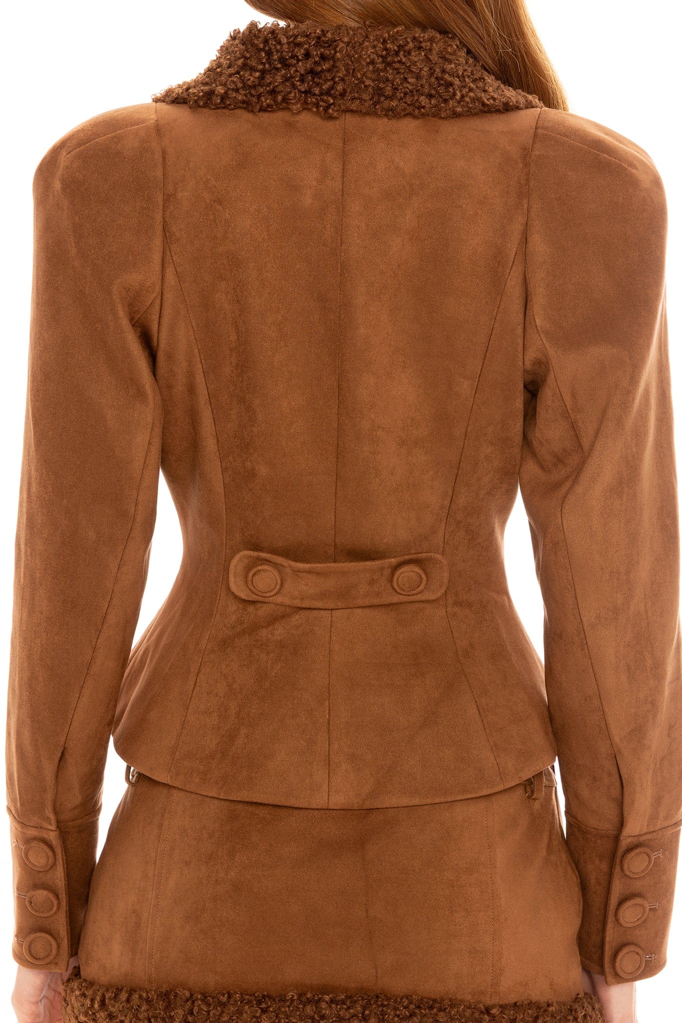 Celine Suede Coat (Brown) made by Nana Jacqueline