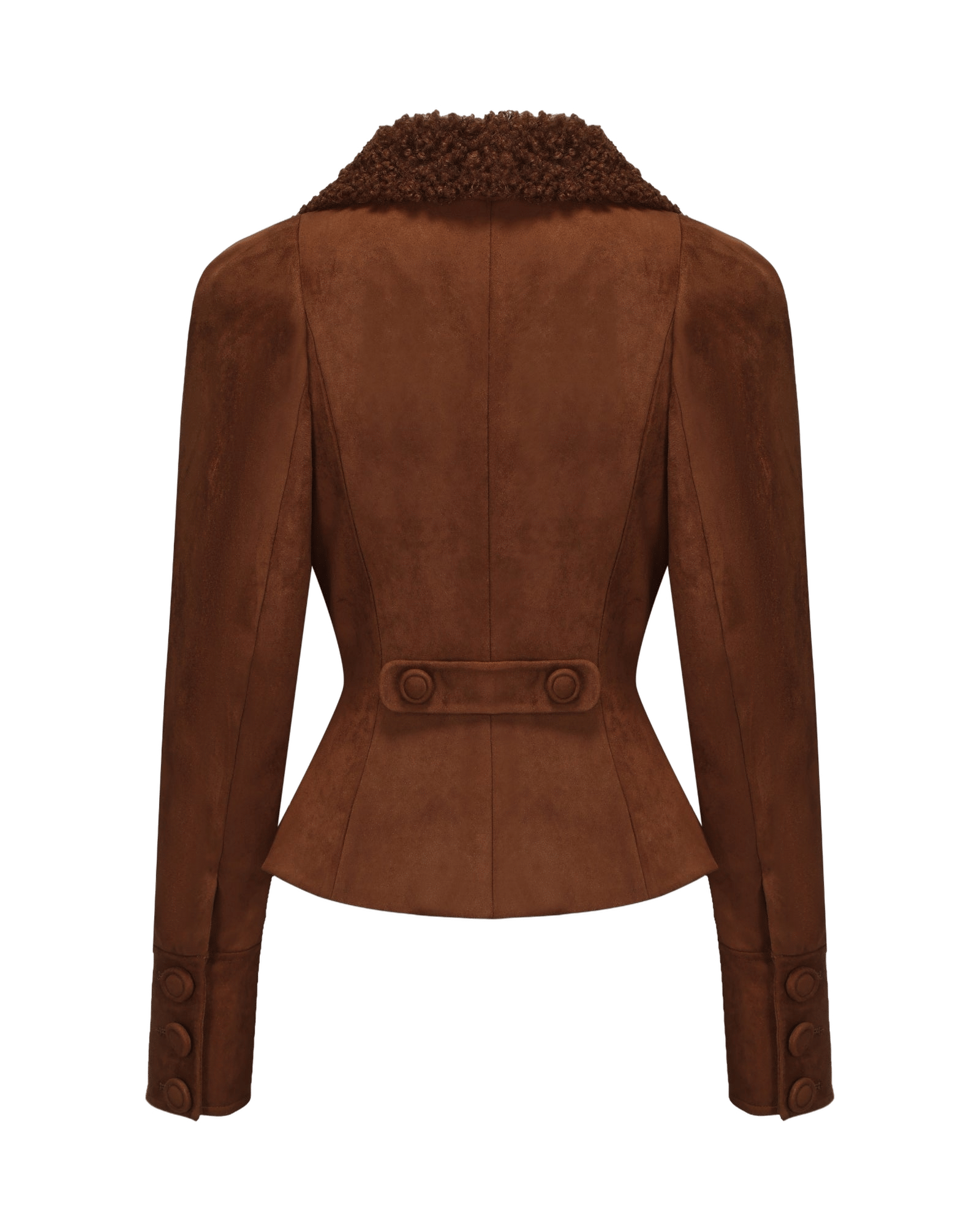 Celine Suede Coat (Brown) made by Nana Jacqueline