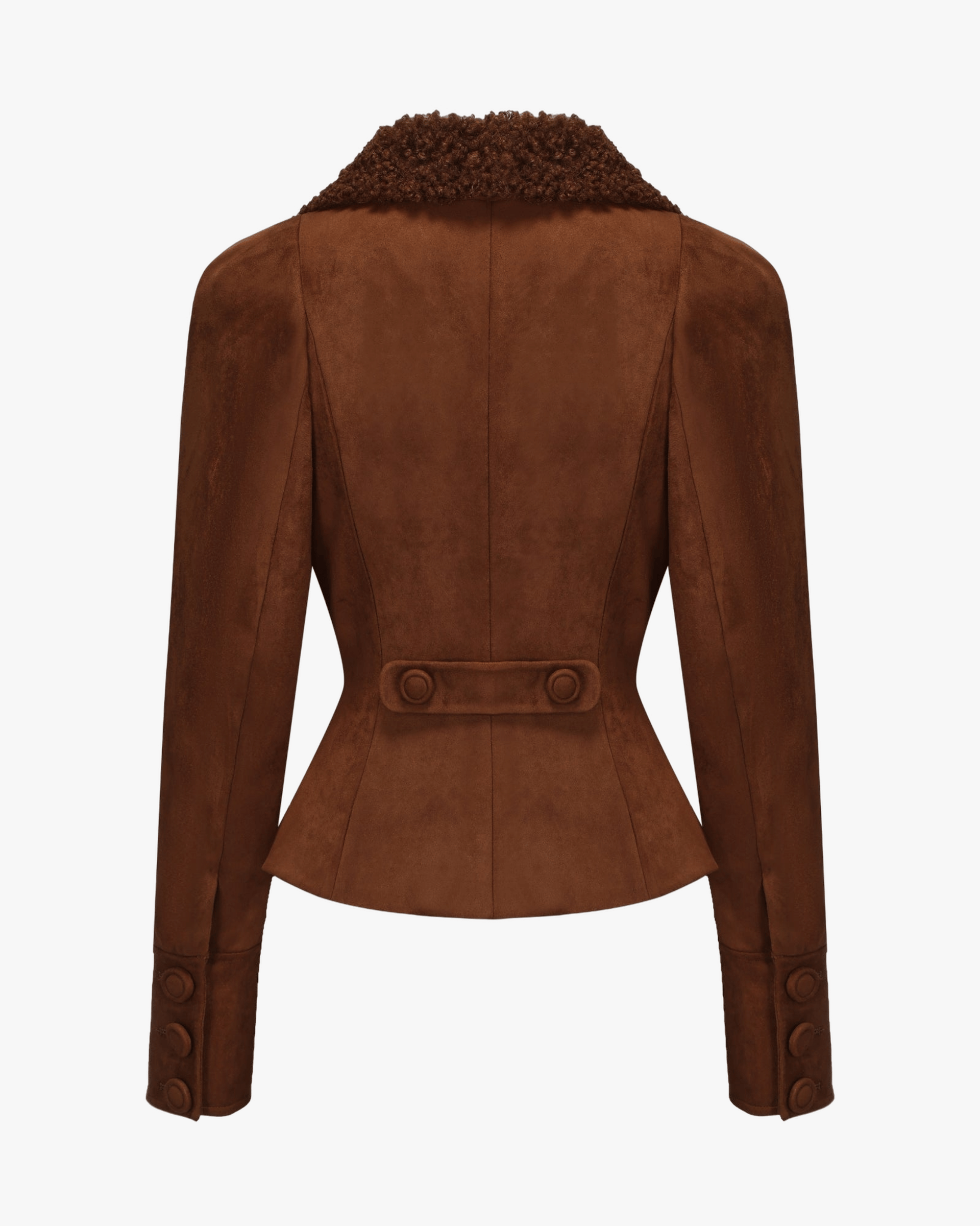 Celine Suede Coat (Brown) made by Nana Jacqueline