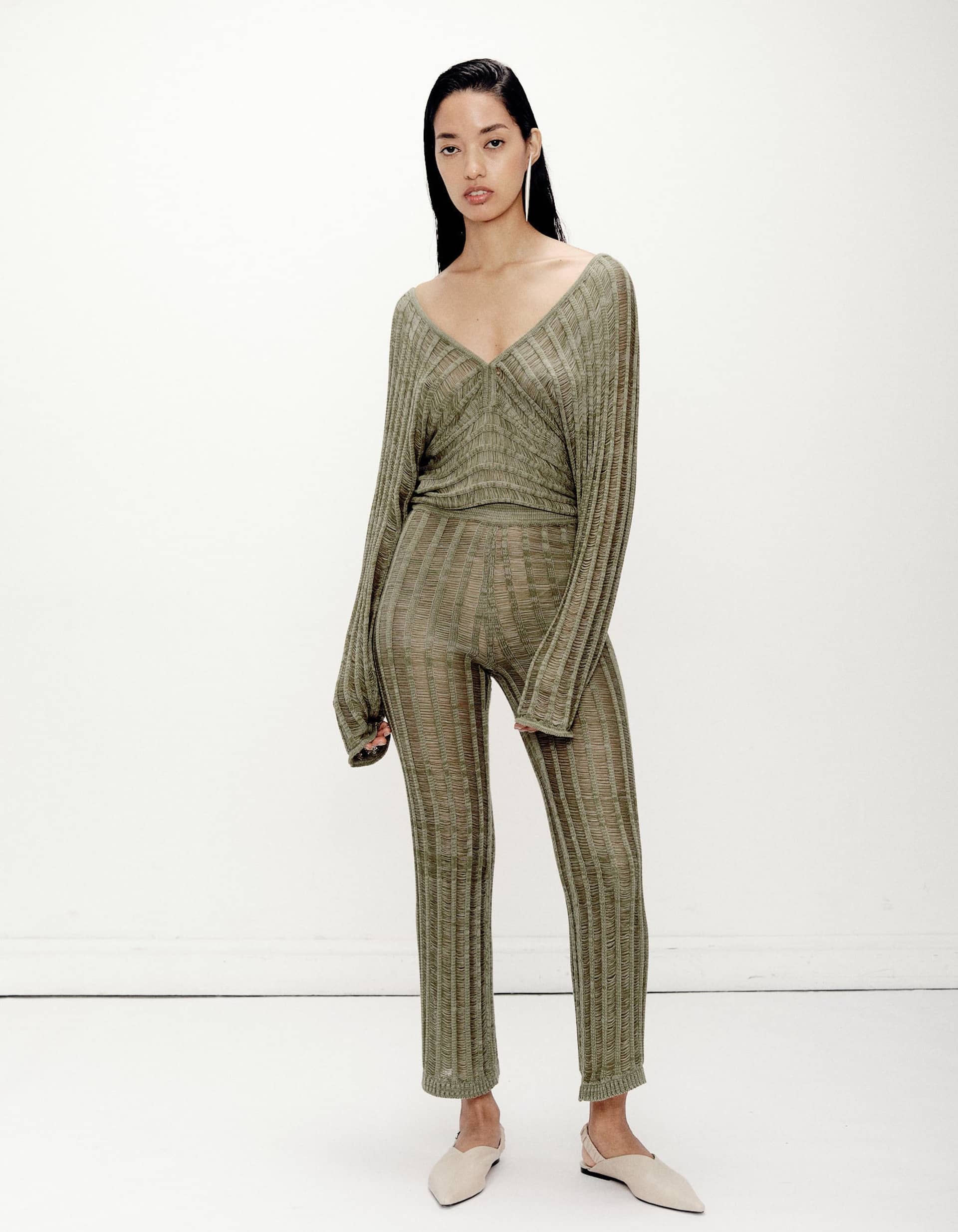 Samán Pant Green made by Peregrina