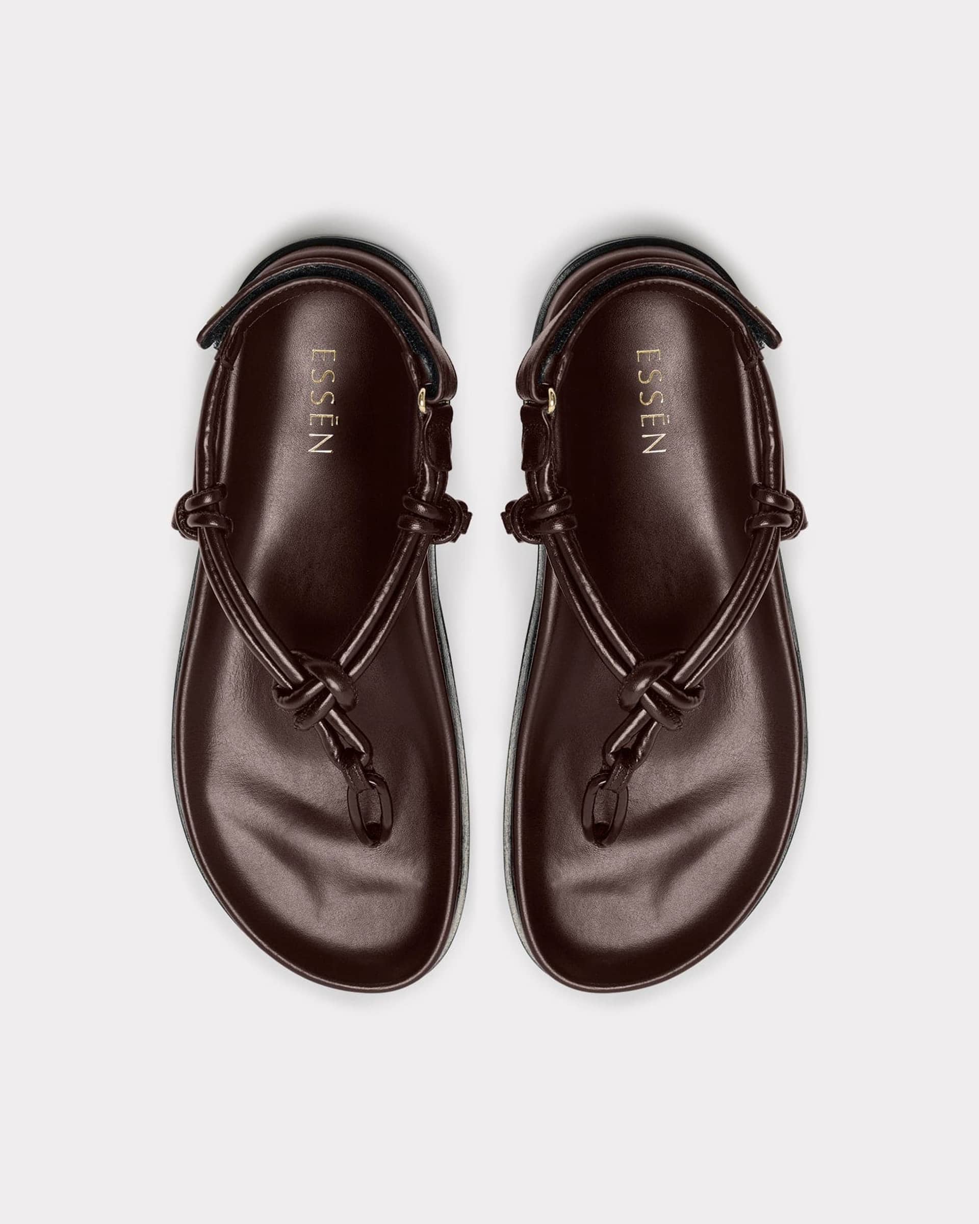 The Sporty Slingback - Chocolate made by ESSEN