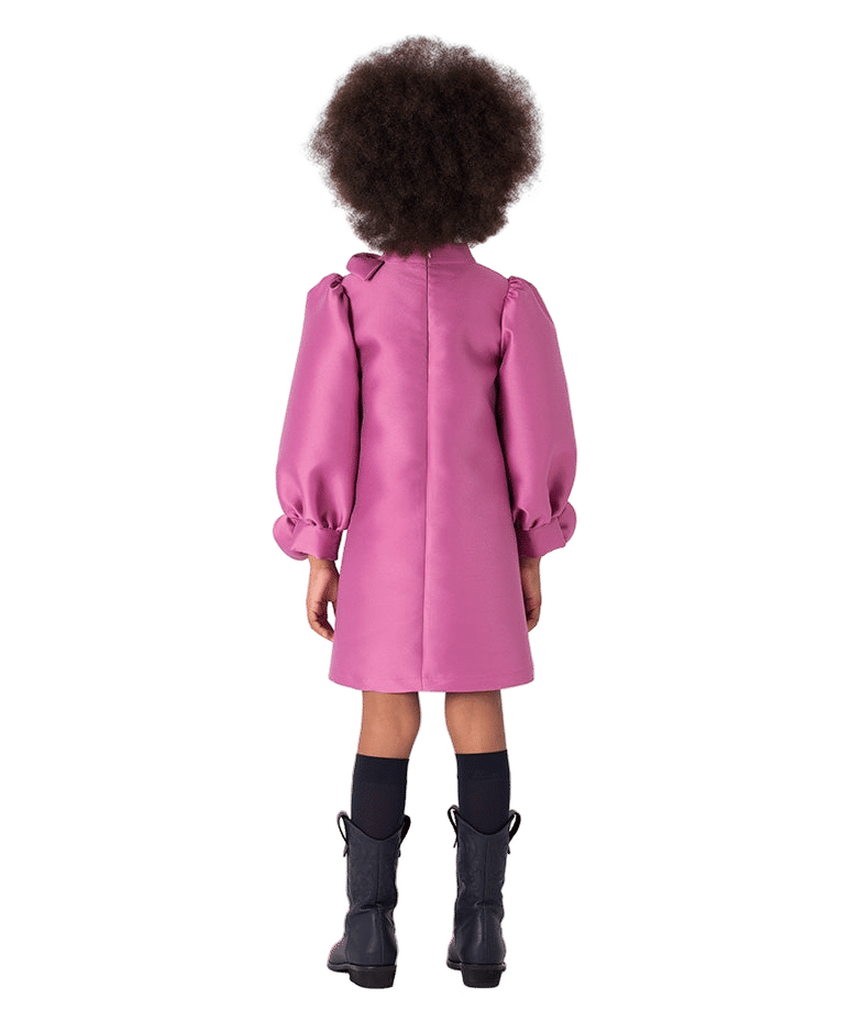 3D Roses Appliqué Girls Dress made by Mama Luma