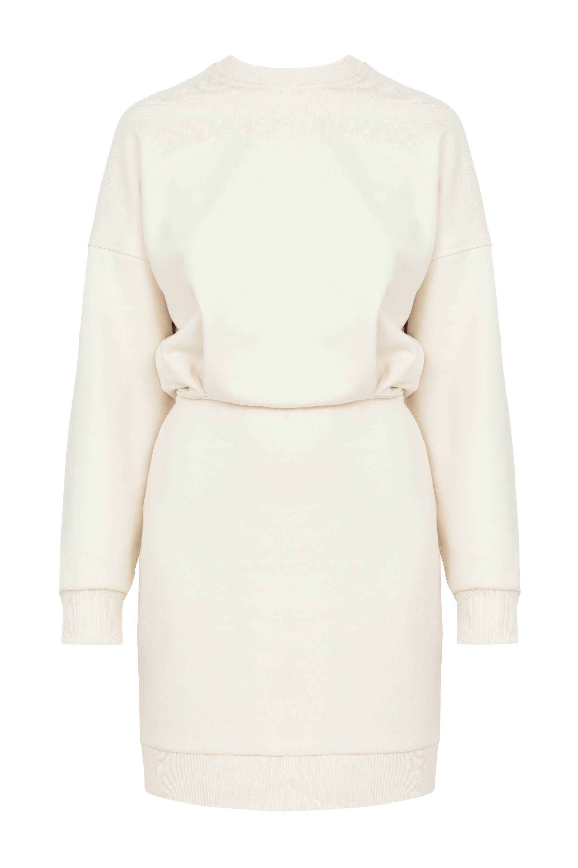 NIKA Pastel Mini Jersey Dress With Long Sleeves made by UNDRESS