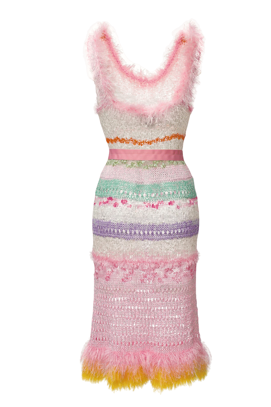 California Handmade Knit Dress made by ANDREEVA