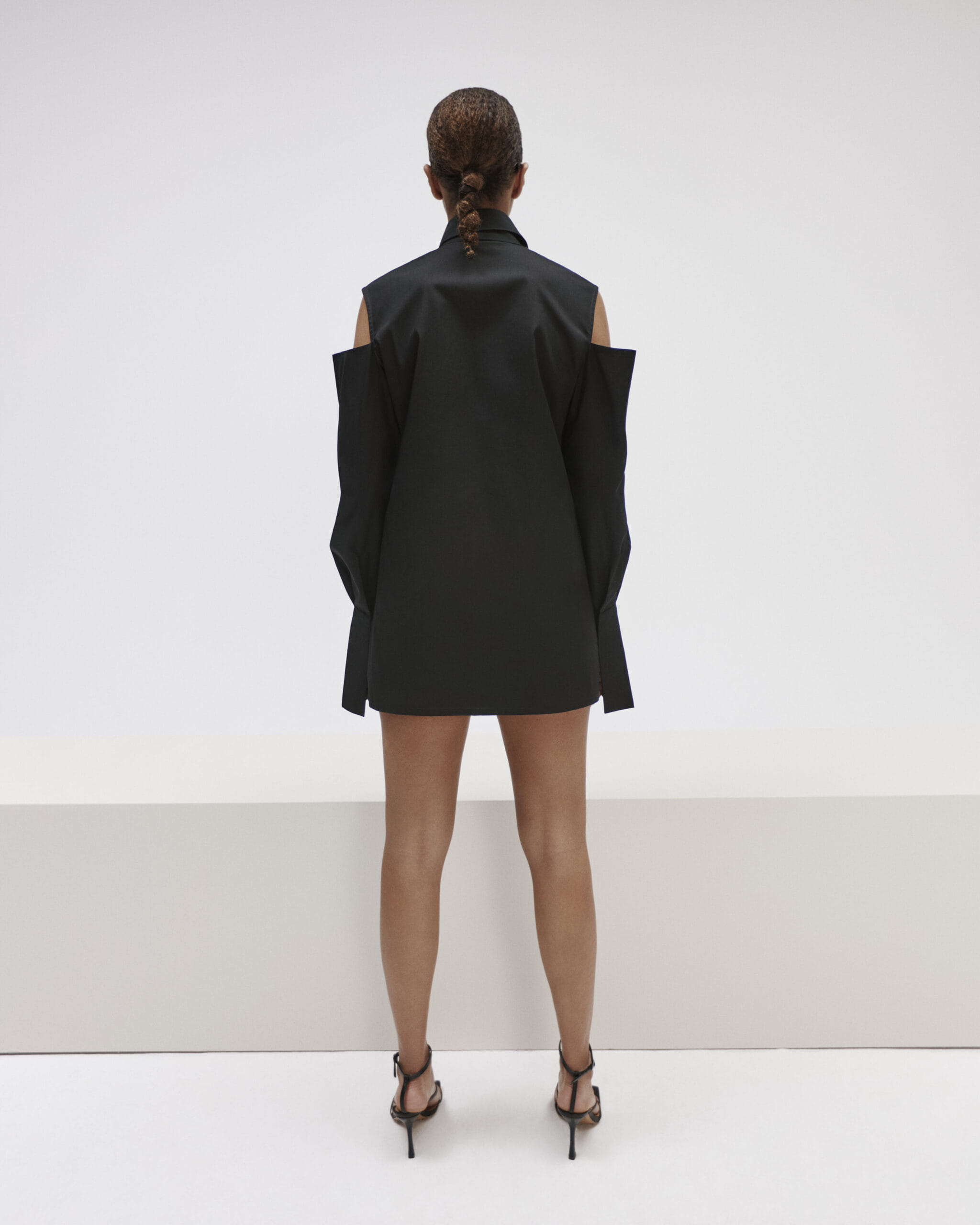 Longline Shirt Tie - Bare Shoulders made by YAVORSKA