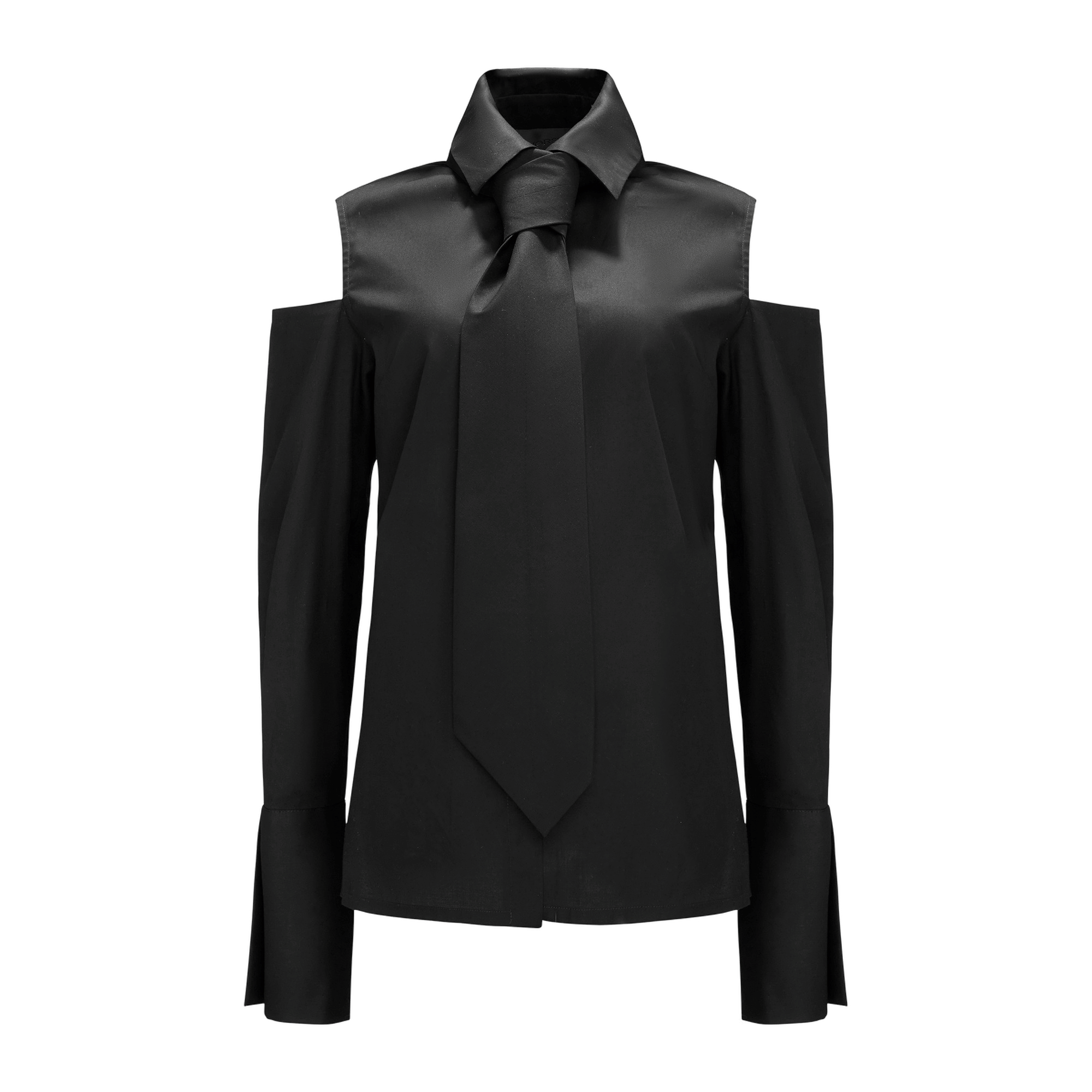 Longline Shirt Tie - Bare Shoulders made by YAVORSKA
