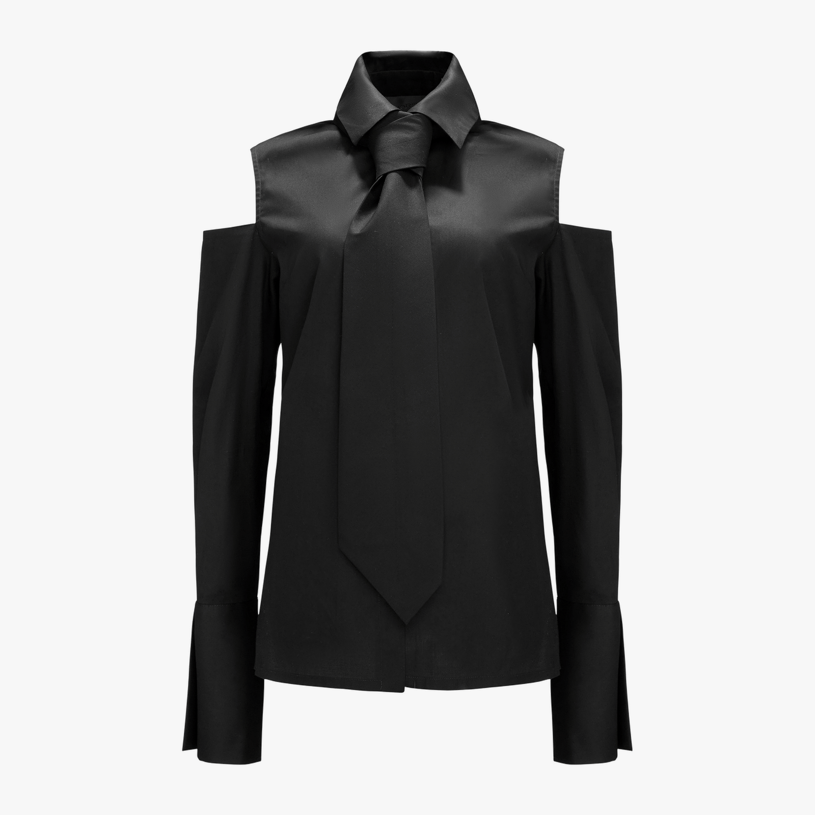 Longline Shirt Tie - Bare Shoulders made by YAVORSKA