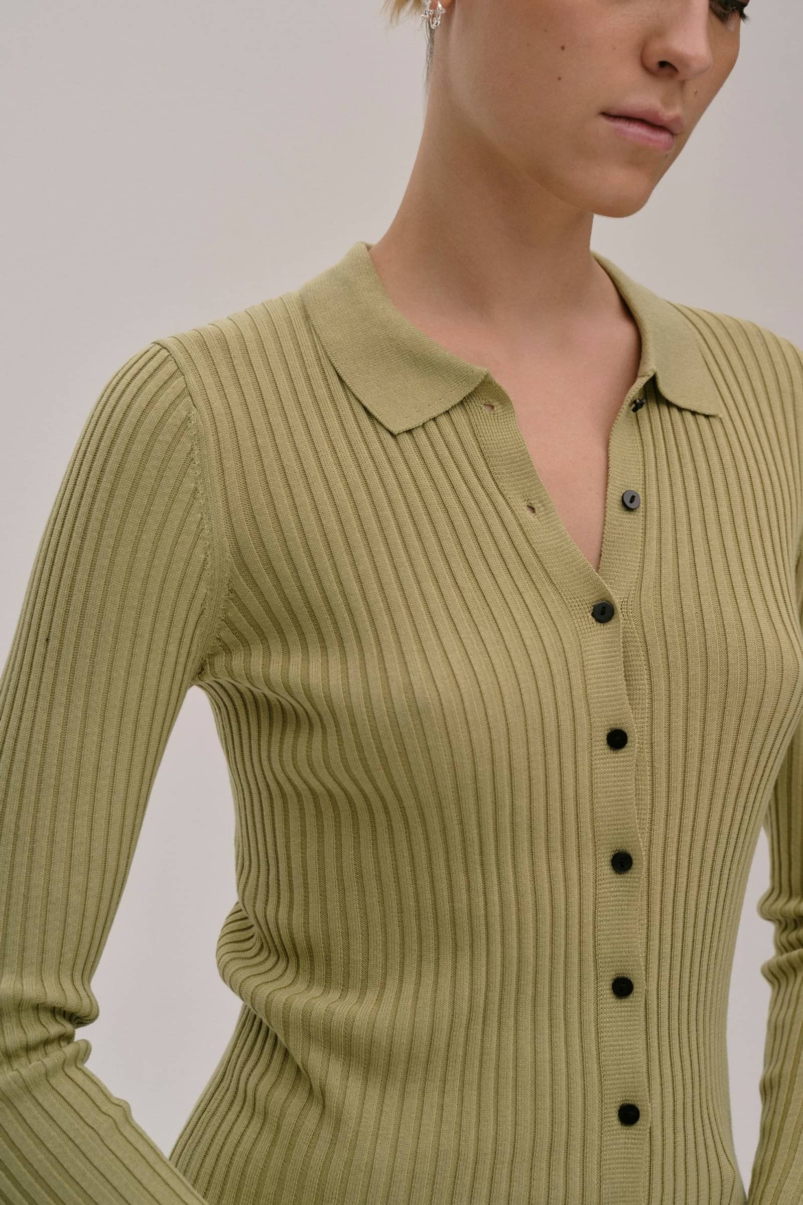 Turner Knit Cardigan - Green made by HERSKIND